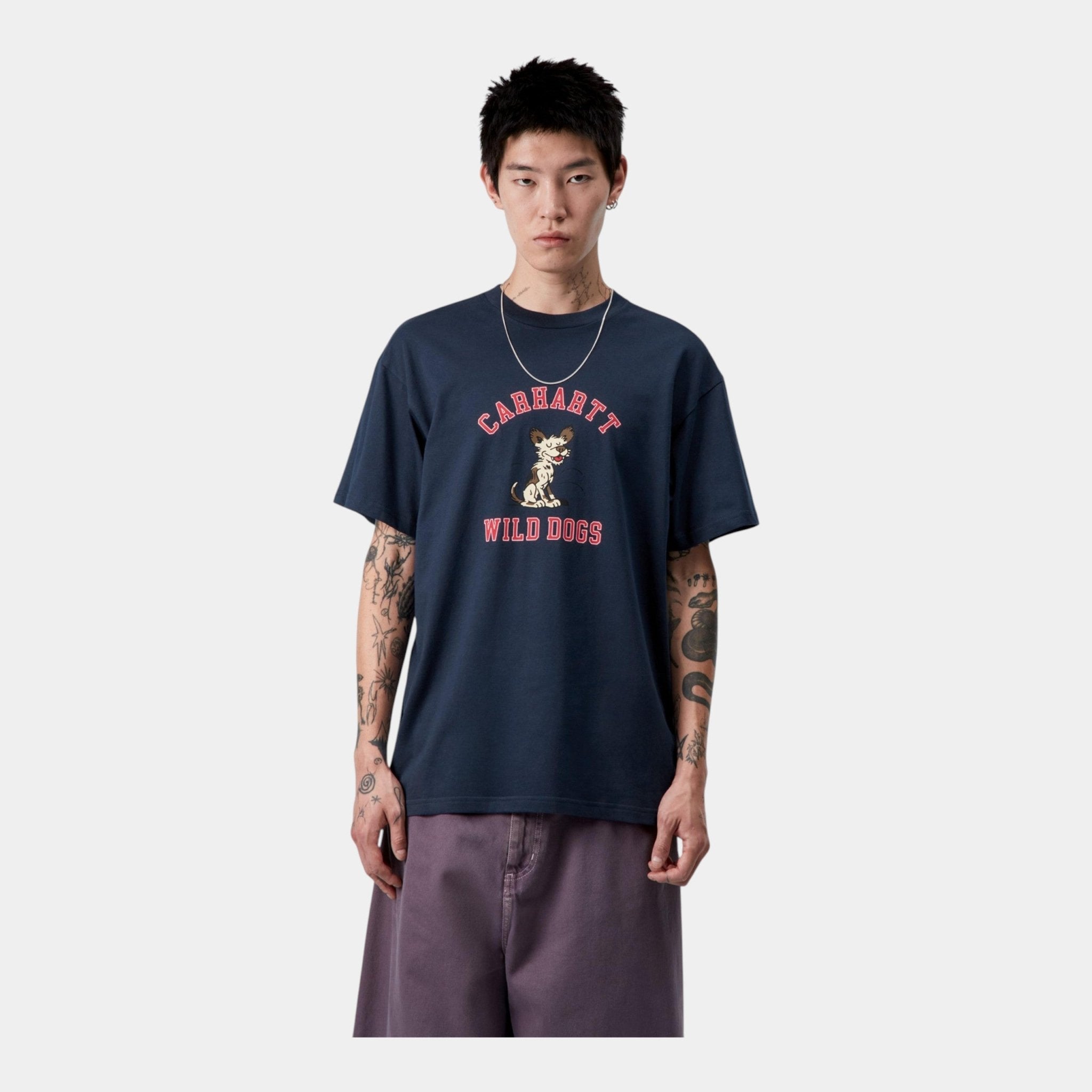CARHARTT WIP Carhartt Wip T-shirt Wild Dog - Blu - Hubert Humangoods