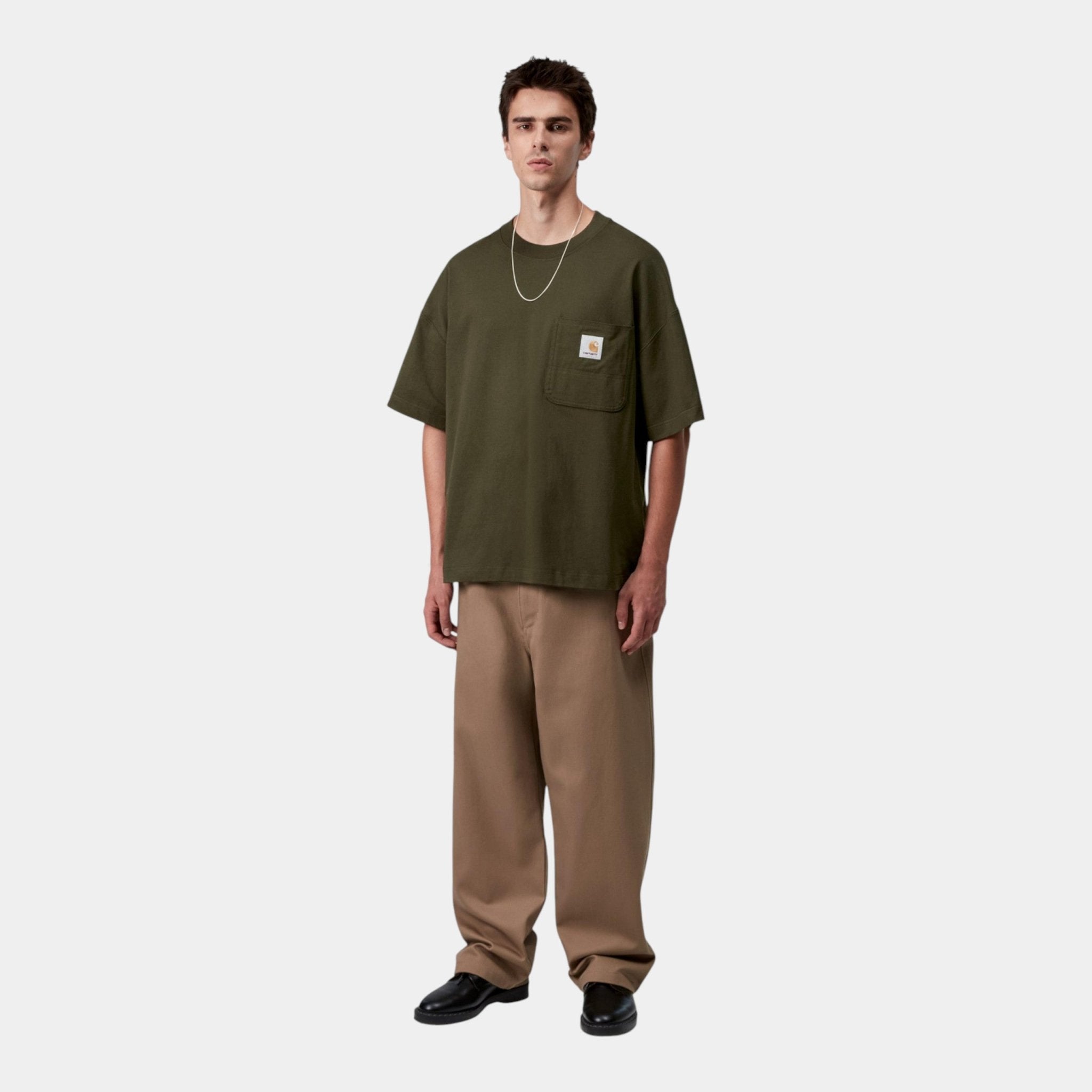 CARHARTT WIP Carhartt Wip T-shirt Work - Oliva - Hubert Humangoods