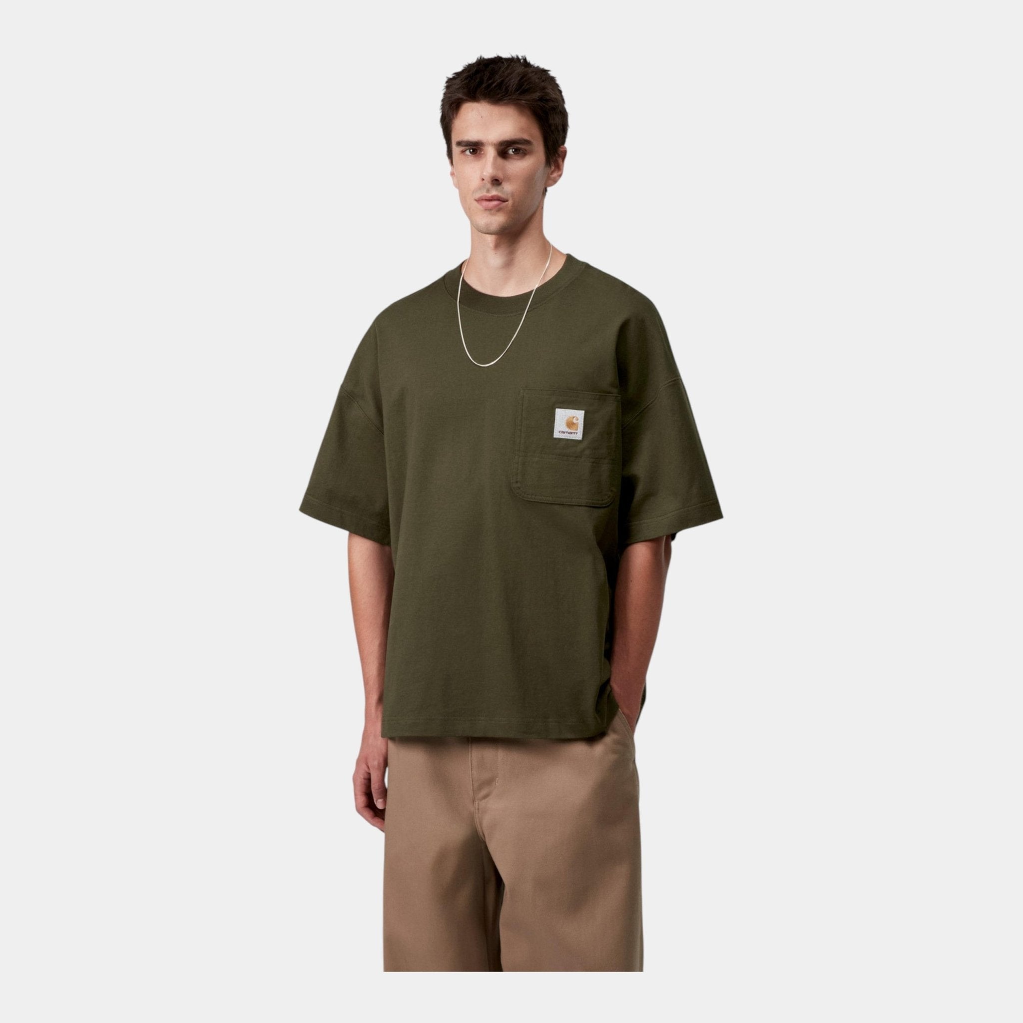 CARHARTT WIP Carhartt Wip T-shirt Work - Oliva - Hubert Humangoods