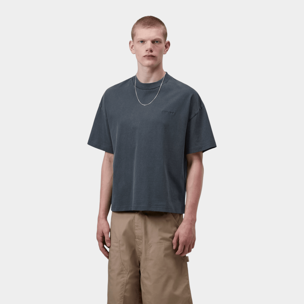 CARHARTT WIP - Carhartt Wip Tee shirt Benton - Grigio/2 - Hubert Humangoods