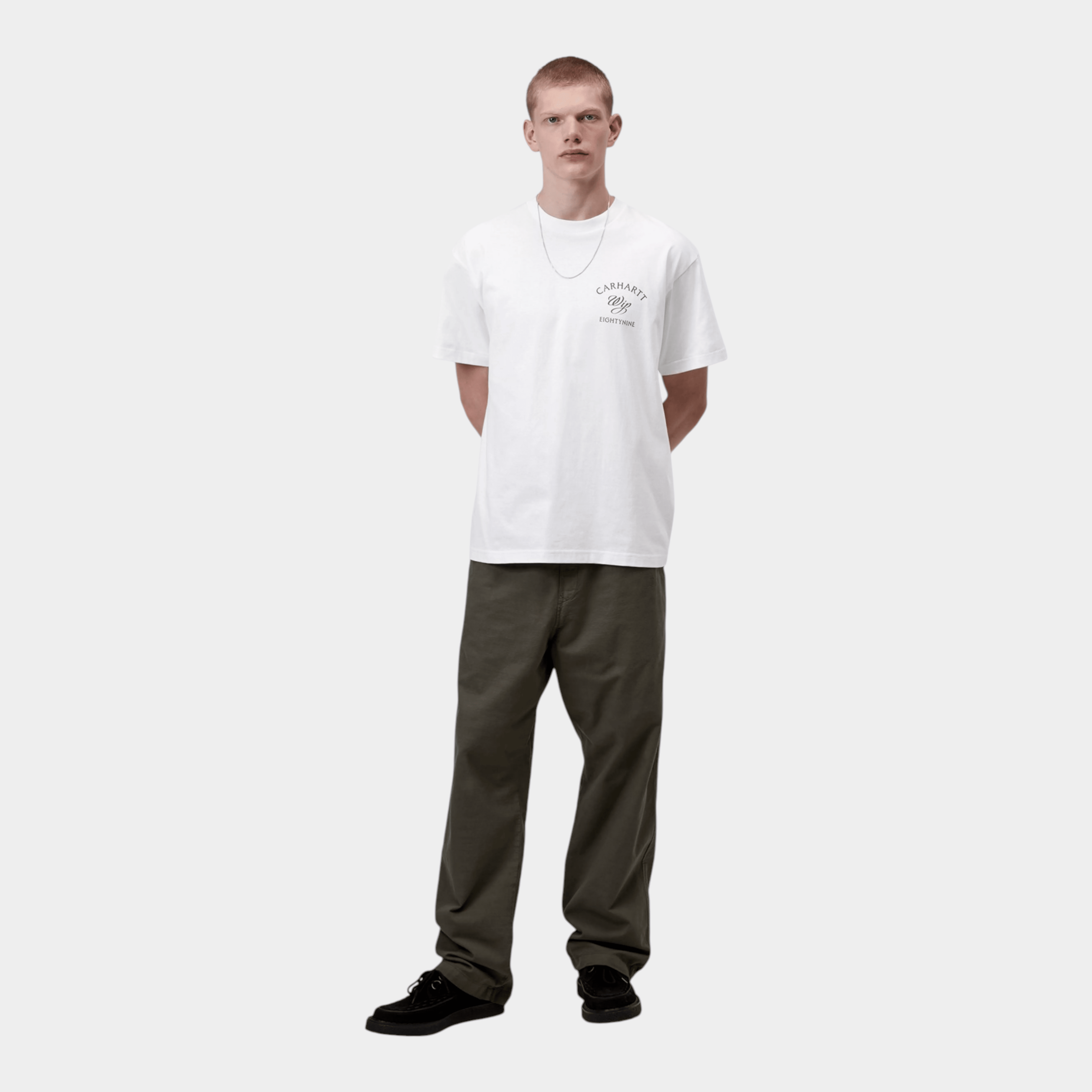 CARHARTT WIP - Carhartt Wip Tee shirt Eightynine - Bianco/4 - Hubert Humangoods