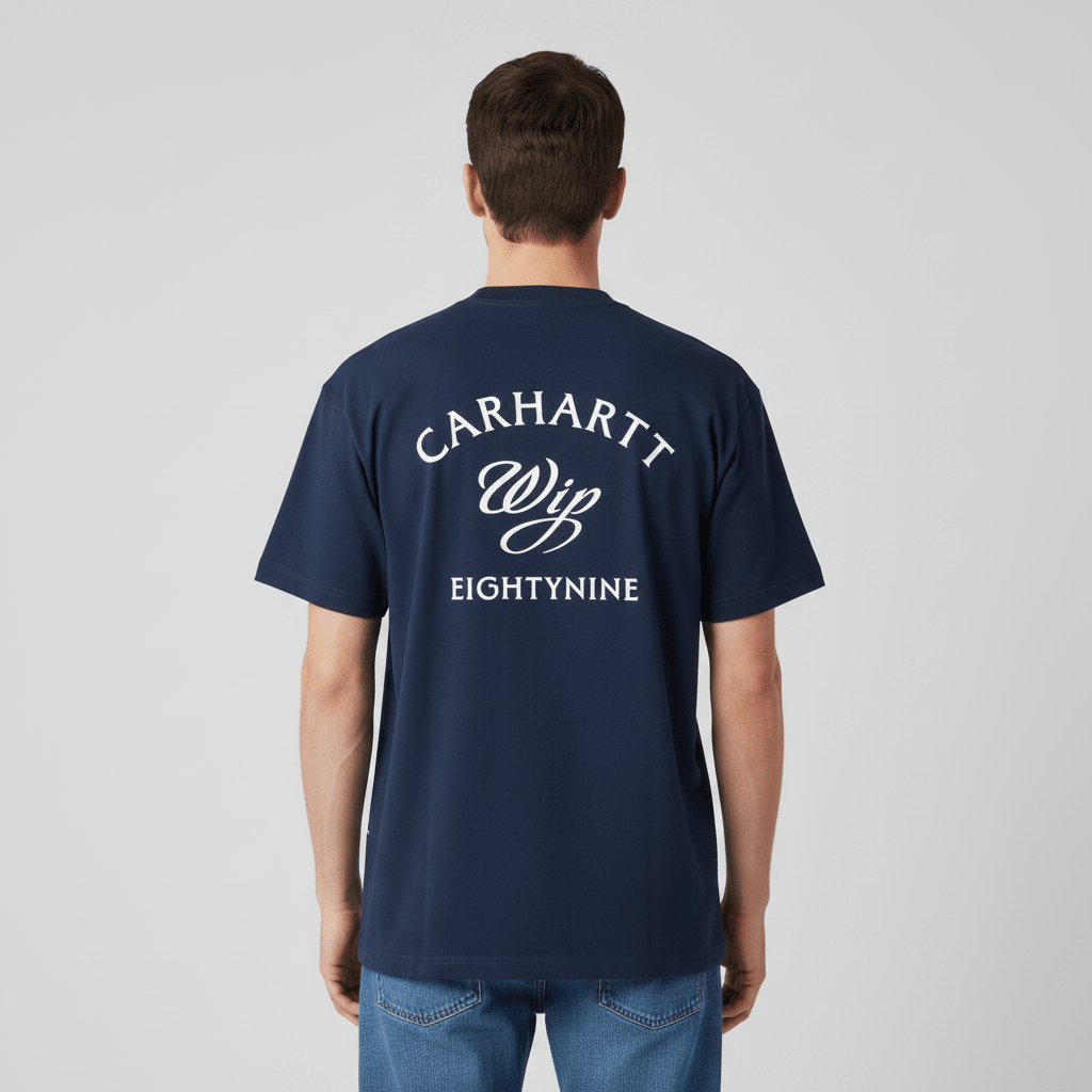 CARHARTT WIP - Carhartt Wip Tee shirt Eightynine - Blu/2 - Hubert Humangoods