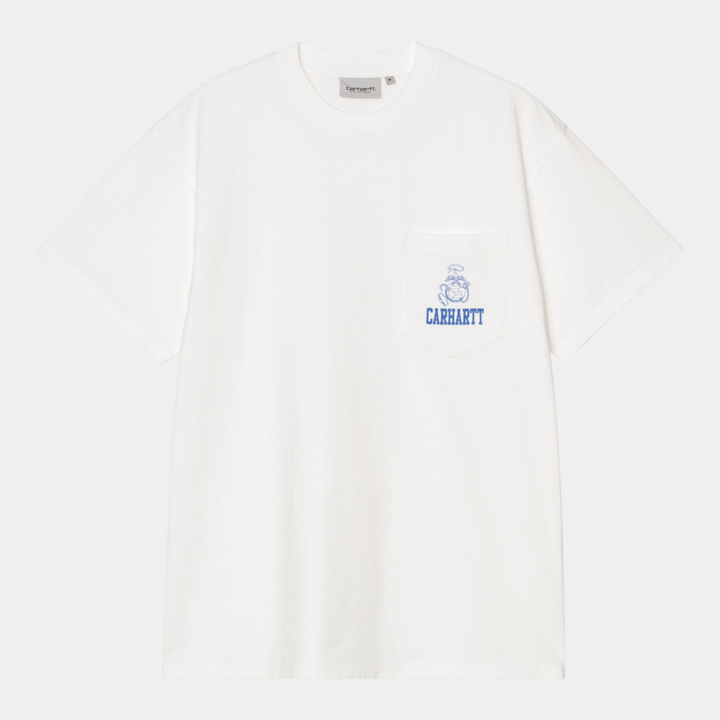 CARHARTT WIP - Carhartt Wip Tee shirt Pond Corps - Bianco/1 - Hubert Humangoods