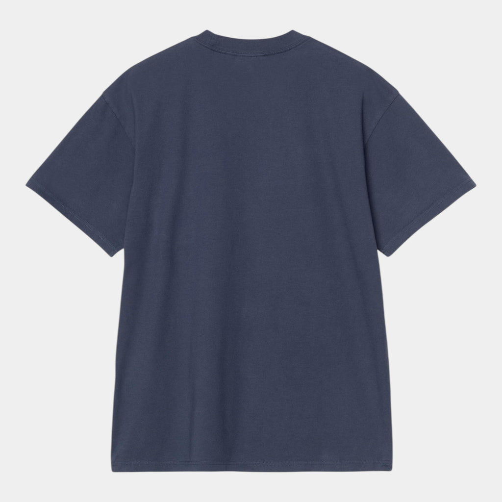 CARHARTT WIP - Carhartt Wip Tee shirt Pond Corps - Blu/5 - Hubert Humangoods