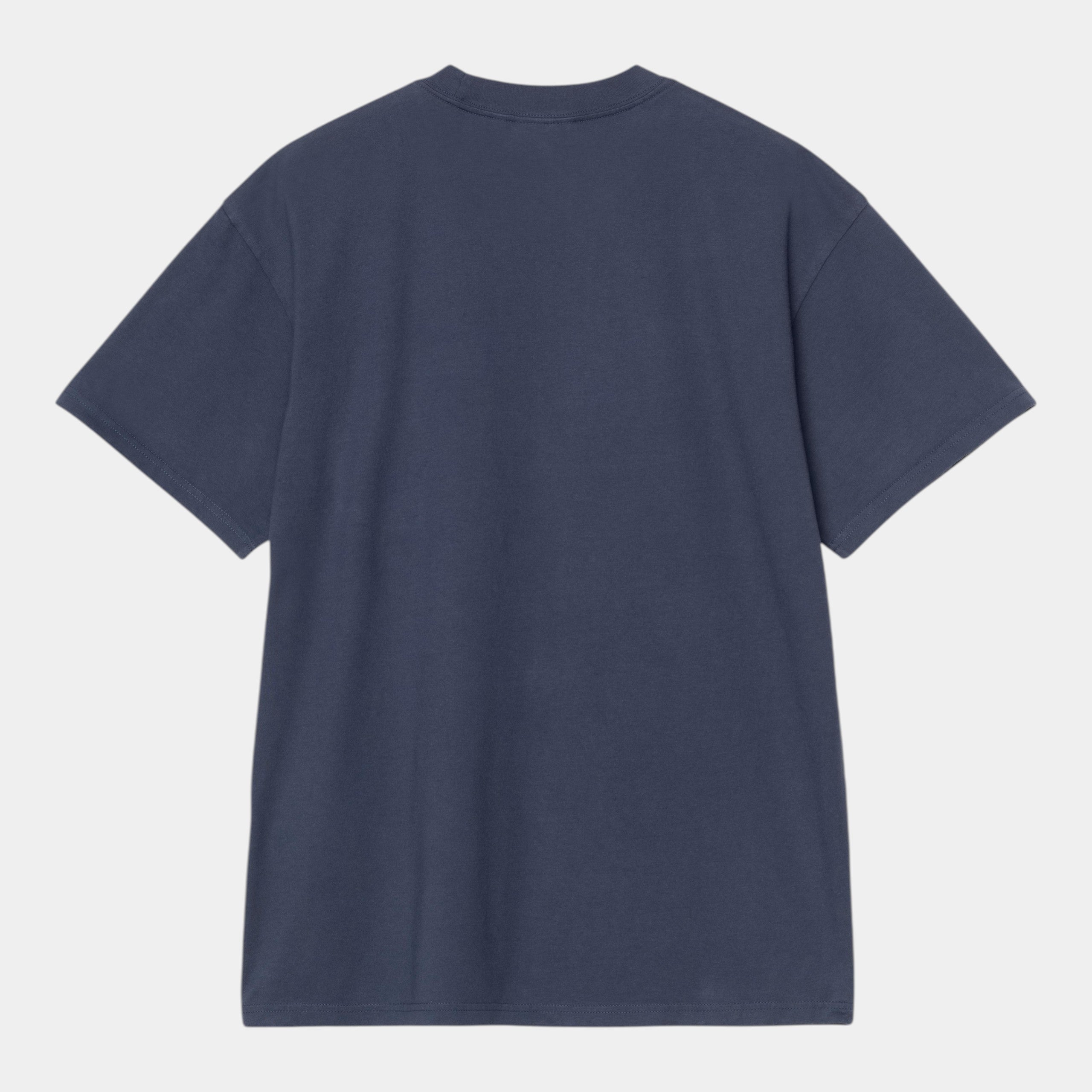 CARHARTT WIP - Carhartt Wip Tee shirt Pond Corps - Blu/5 - Hubert Humangoods