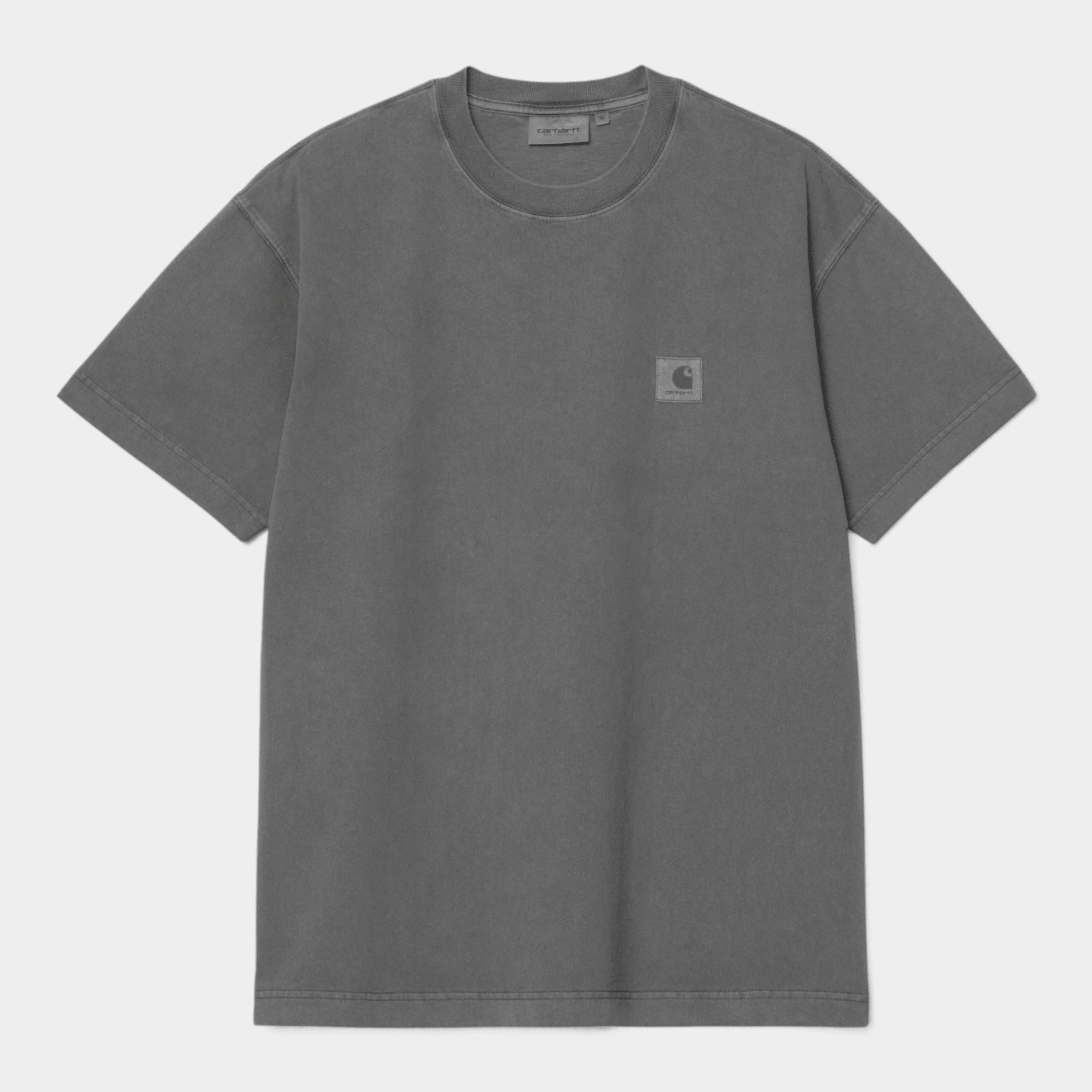 CARHARTT WIP - Carhartt Wip Tee Shirt Vista slavata - Nero/1 - Hubert Humangoods