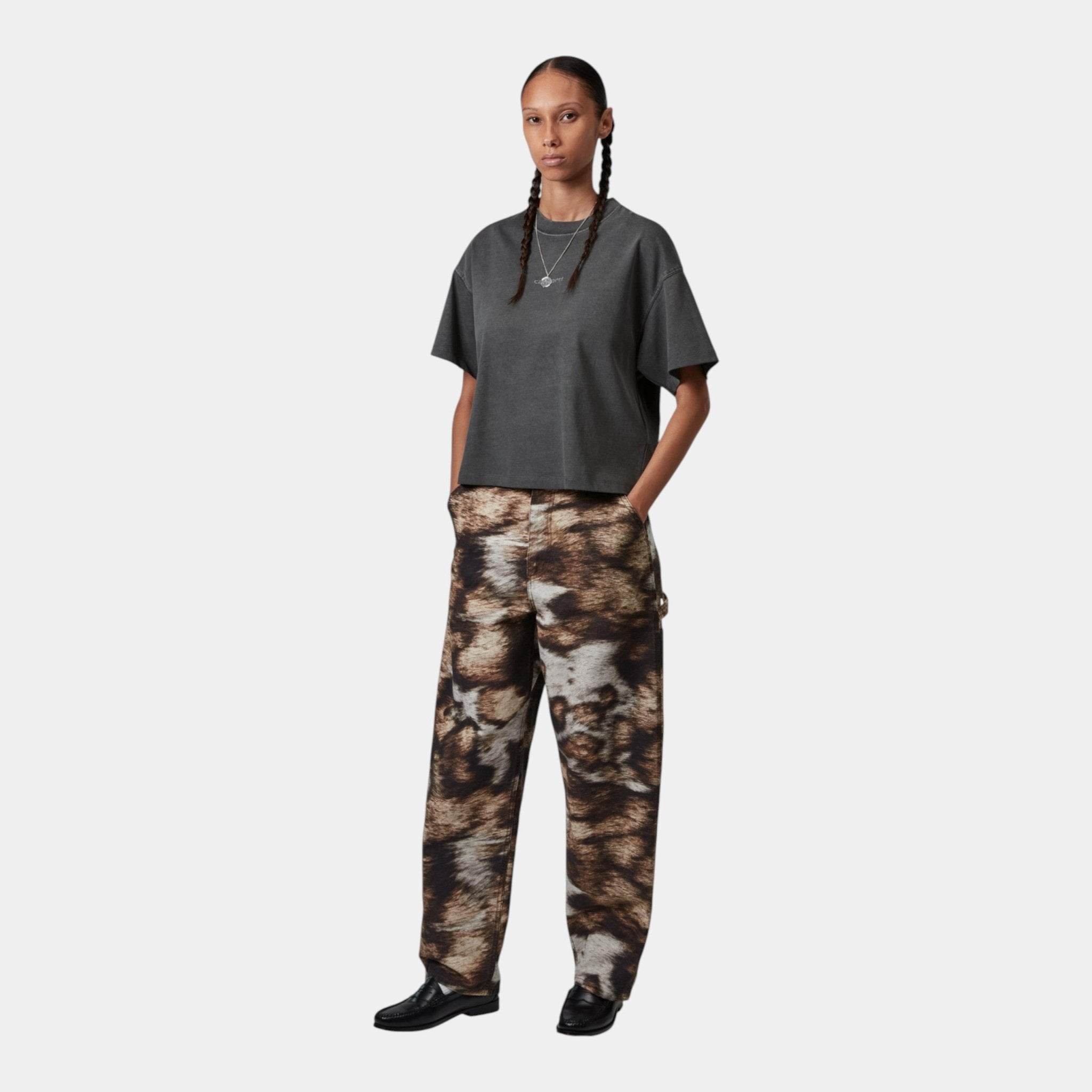 CARHARTT WIP Carhartt Wip W' Benton T-shirt - Grafite - Hubert Humangoods