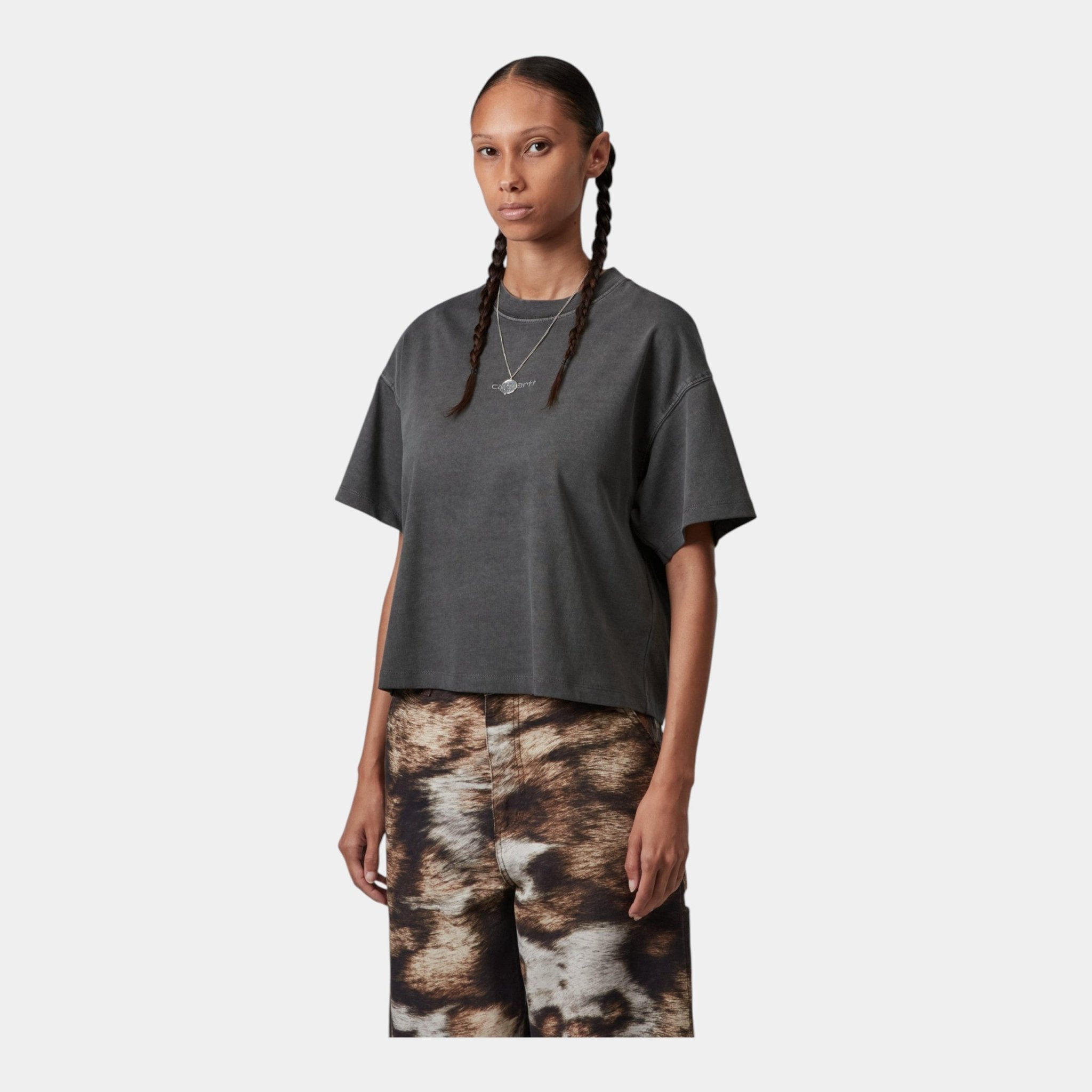 CARHARTT WIP Carhartt Wip W' Benton T-shirt - Grafite - Hubert Humangoods