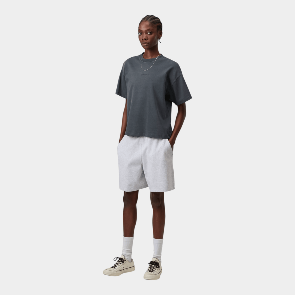 CARHARTT WIP - Carhartt Wip W' Benton Tee shirt - Carbone/4 - Hubert Humangoods