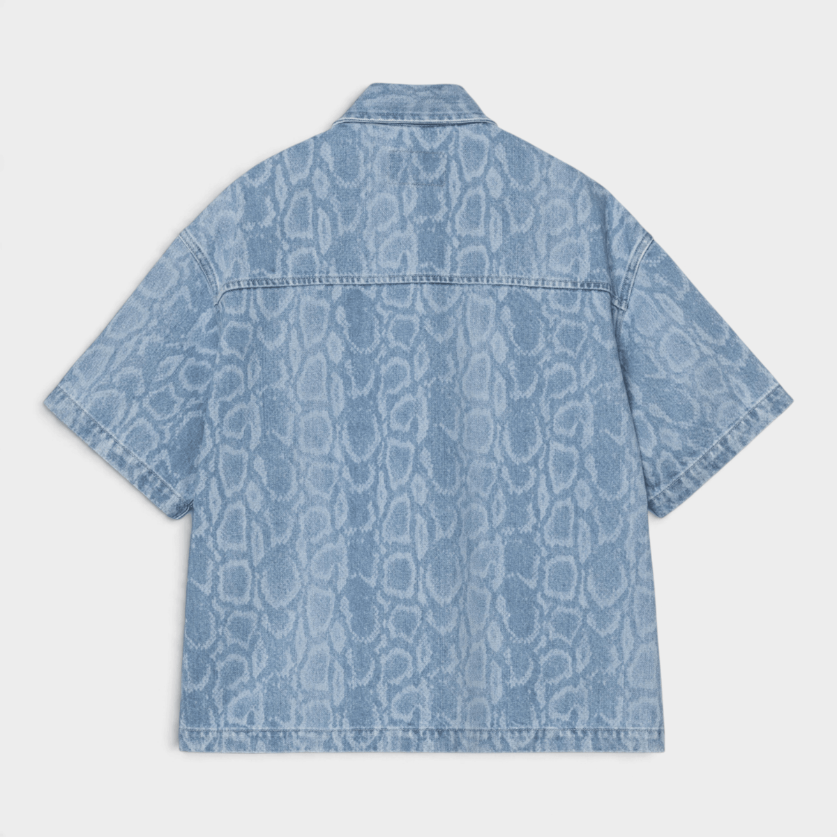 CARHARTT WIP - Carhartt Wip W' Camicia Snake Lovilla maniche corte - Denim chiaro/4 - Hubert Humangoods