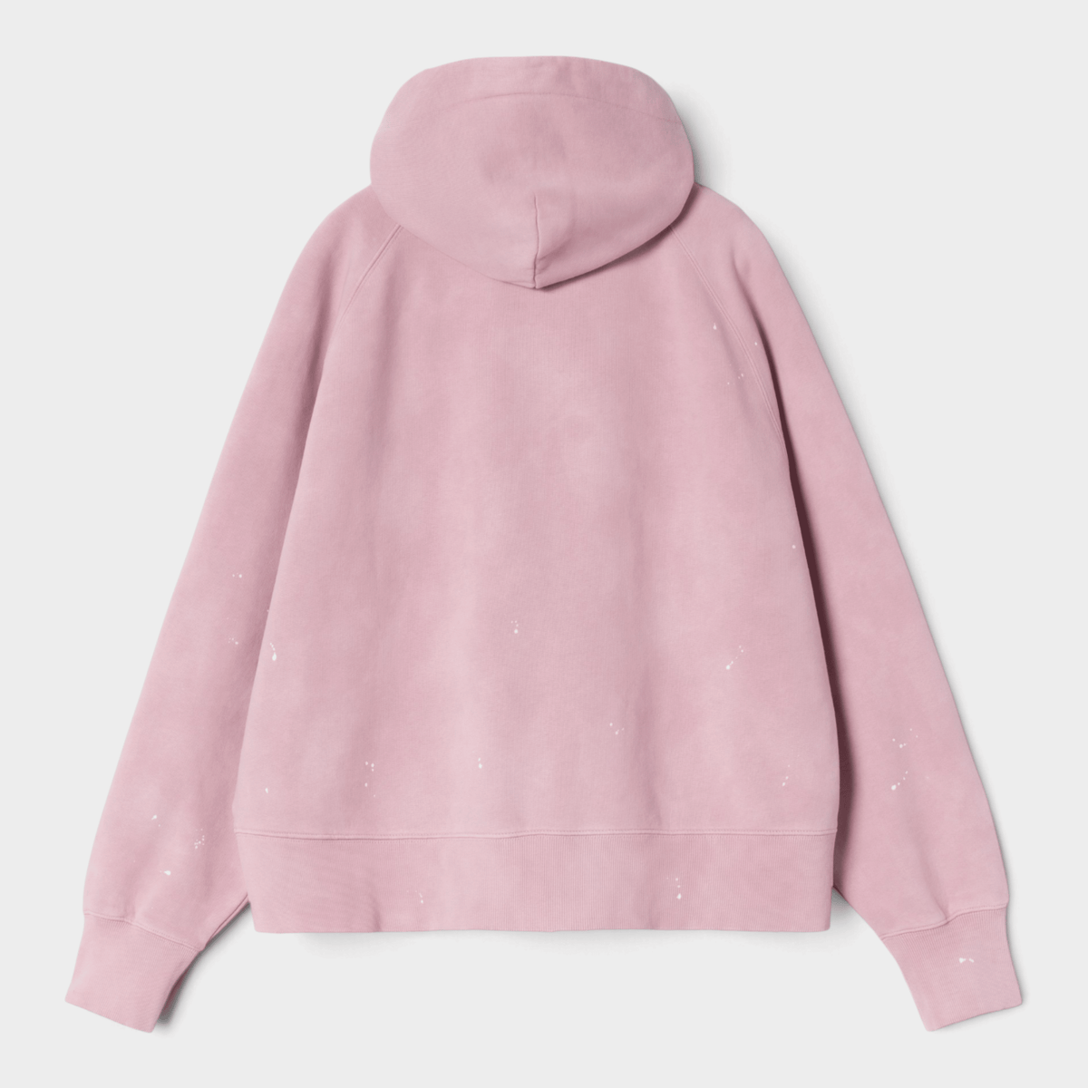 CARHARTT WIP - Carhartt Wip W' Felpa full zip con cappuccio effetto splatter - Rosa/6 - Hubert Humangoods