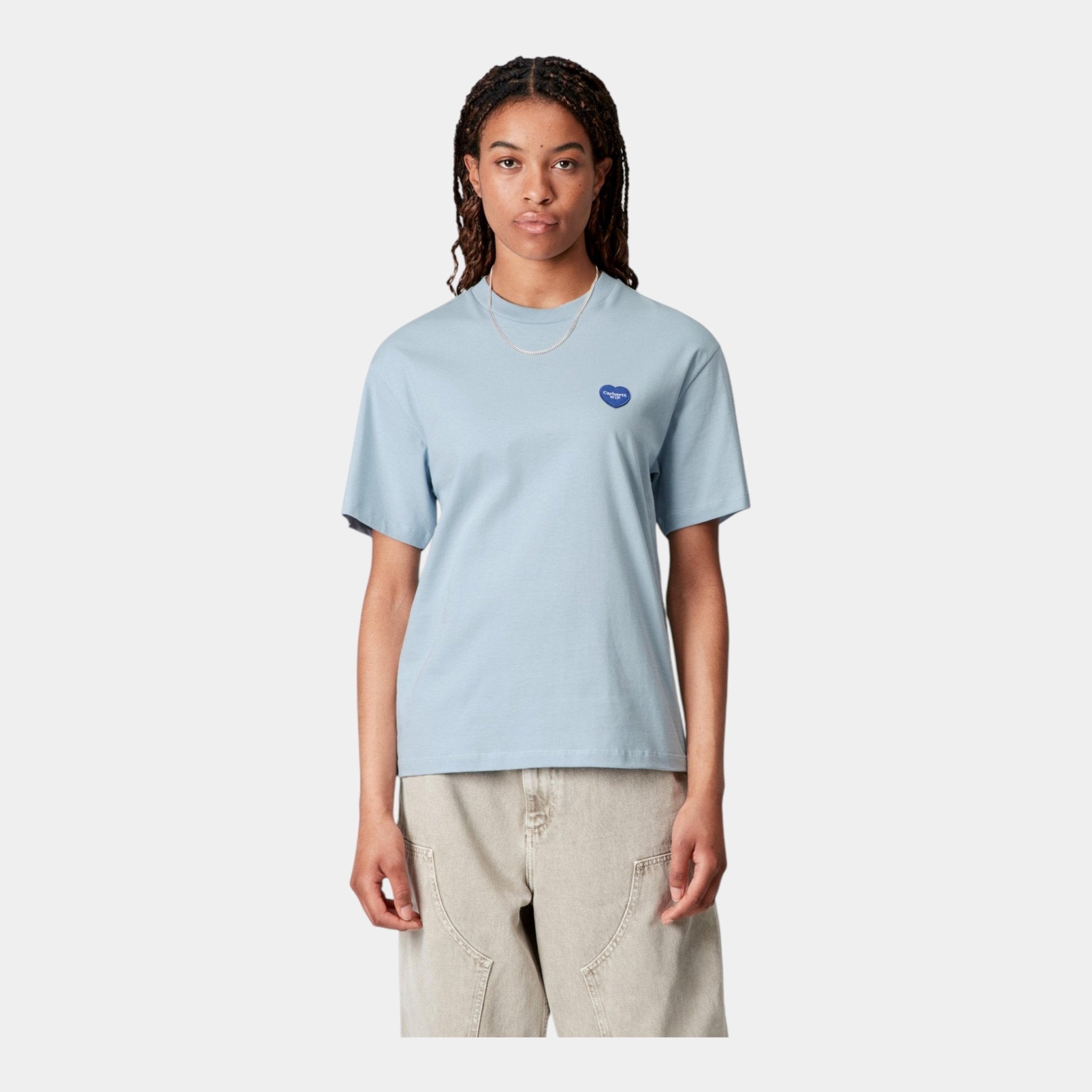 CARHARTT WIP Carhartt Wip W' Heart II Hartt T-shirt - Azzurro - Hubert Humangoods