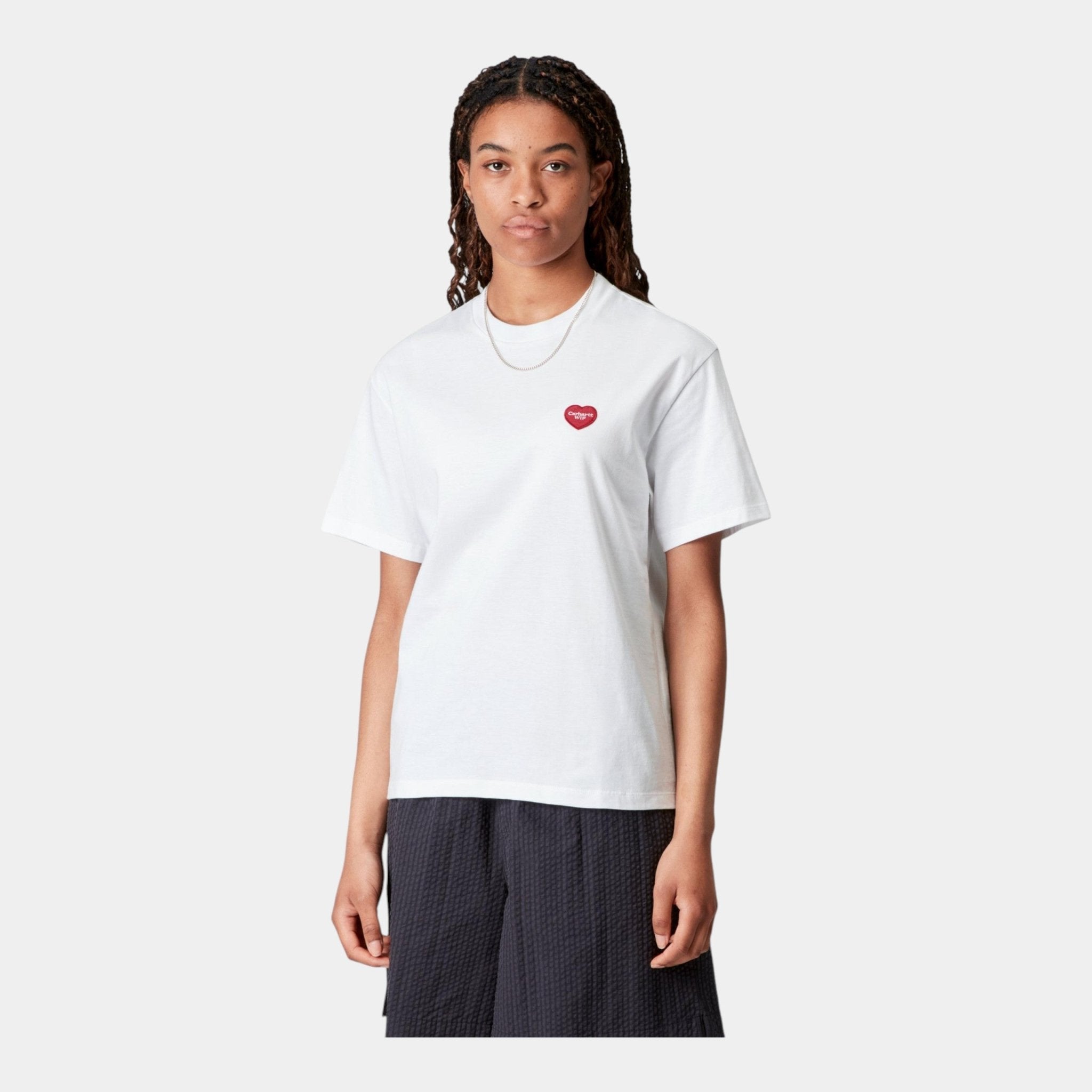 CARHARTT WIP Carhartt Wip W' Heart II Hartt T-shirt - Bianco - Hubert Humangoods
