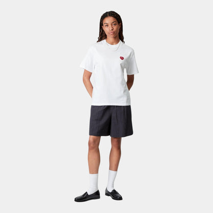 CARHARTT WIP Carhartt Wip W' Heart II Hartt T-shirt - Bianco - Hubert Humangoods