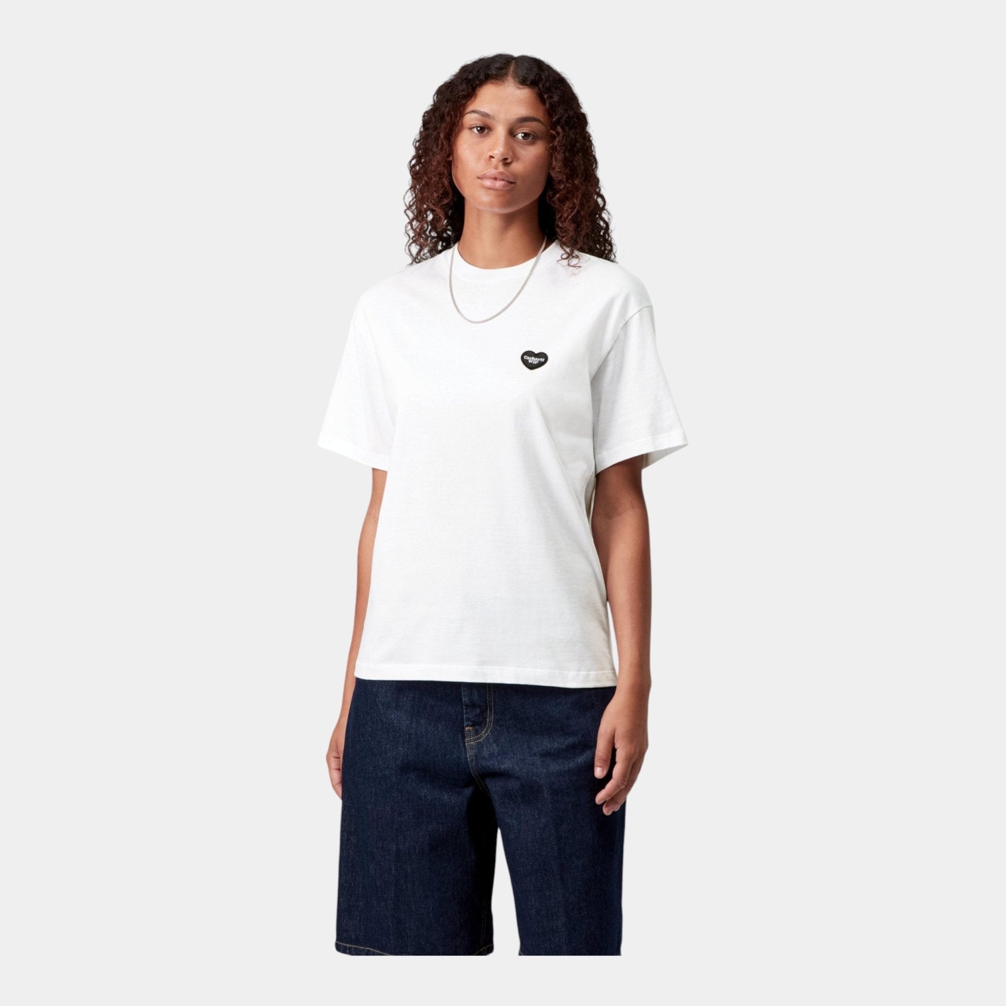CARHARTT WIP Carhartt Wip W' Heart patch T-shirt - Bianco - Hubert Humangoods