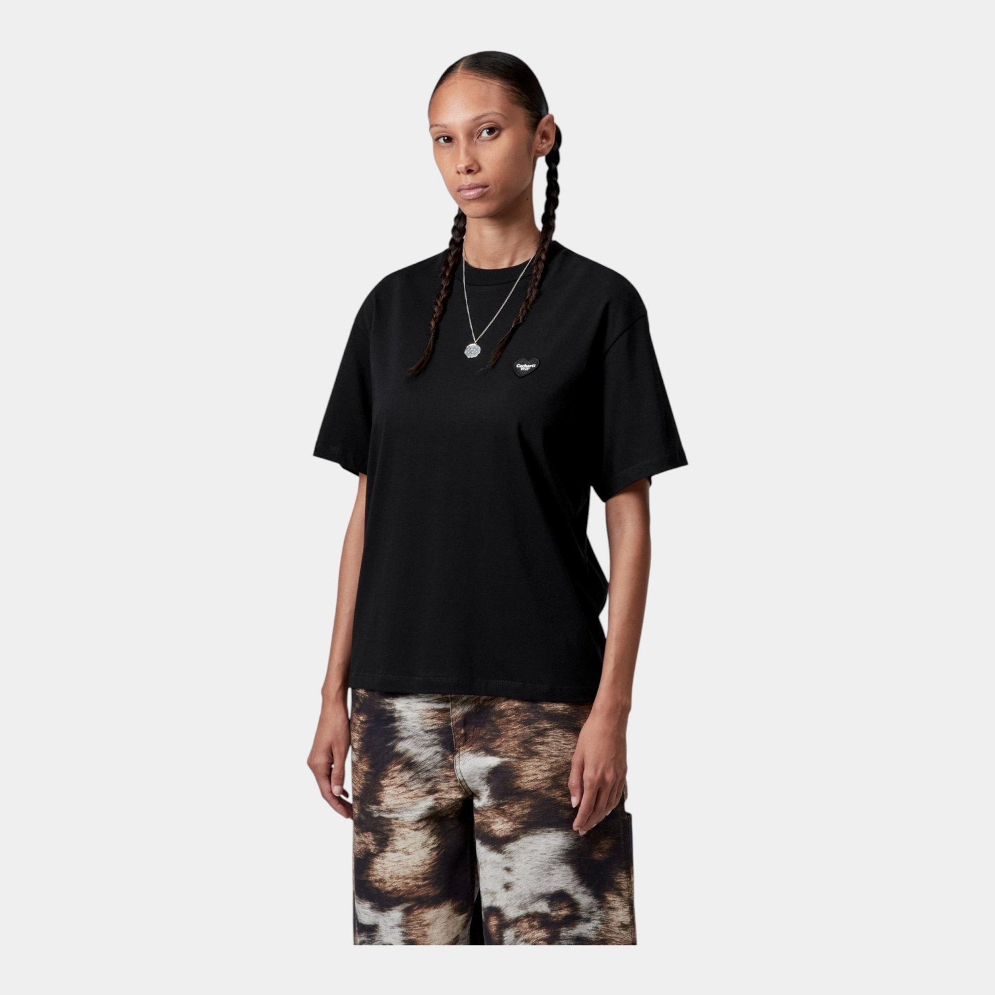 CARHARTT WIP Carhartt Wip W' Heart patch T-shirt - Nero - Hubert Humangoods