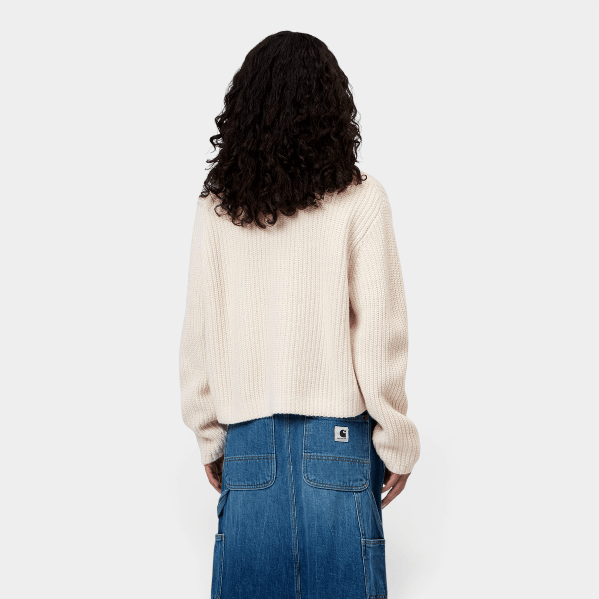 CARHARTT WIP - Carhartt Wip W' Maglia a coste Mira - Naturale/3 - Hubert Humangoods