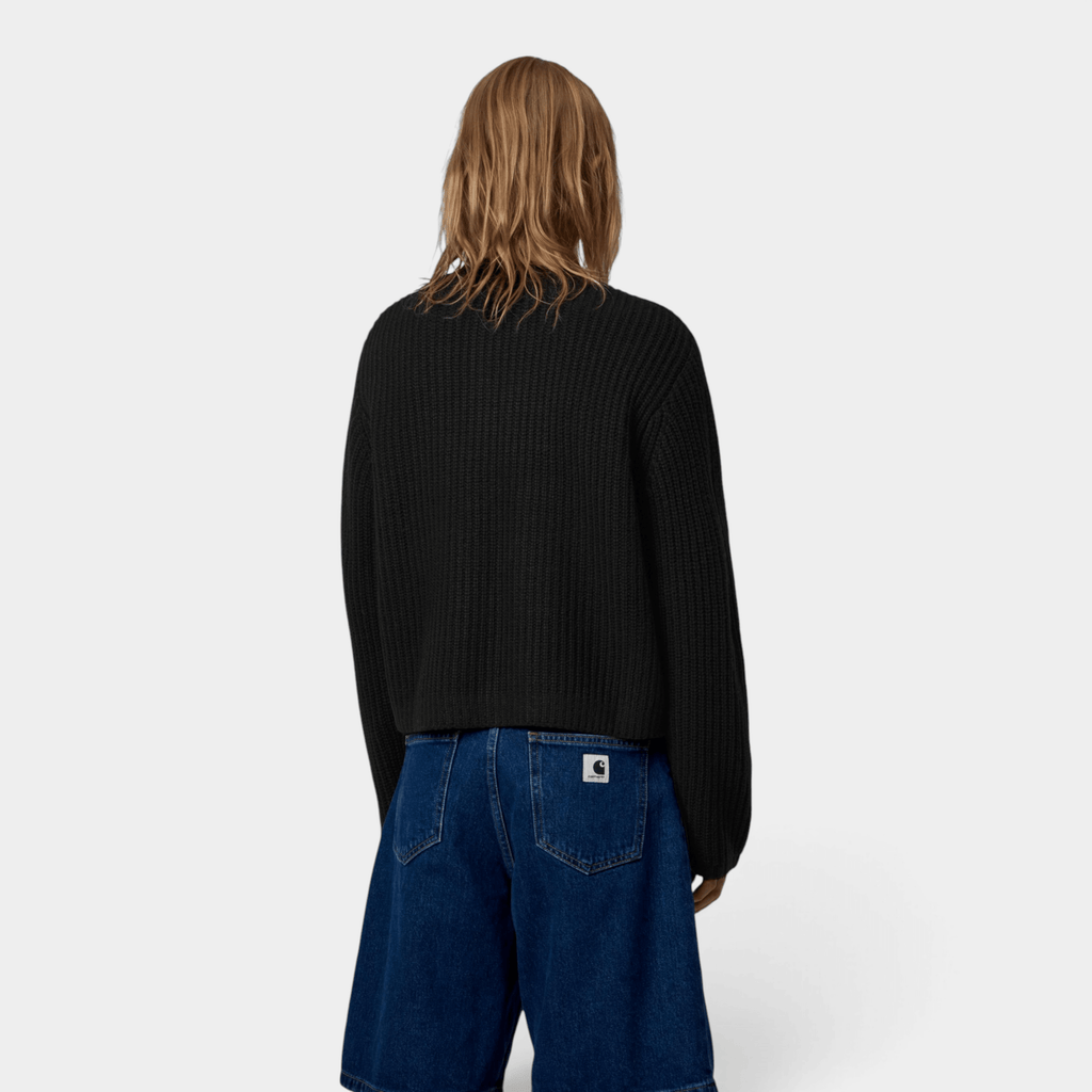 CARHARTT WIP - Carhartt Wip W' Maglia a coste Mira - Nero/4 - Hubert Humangoods