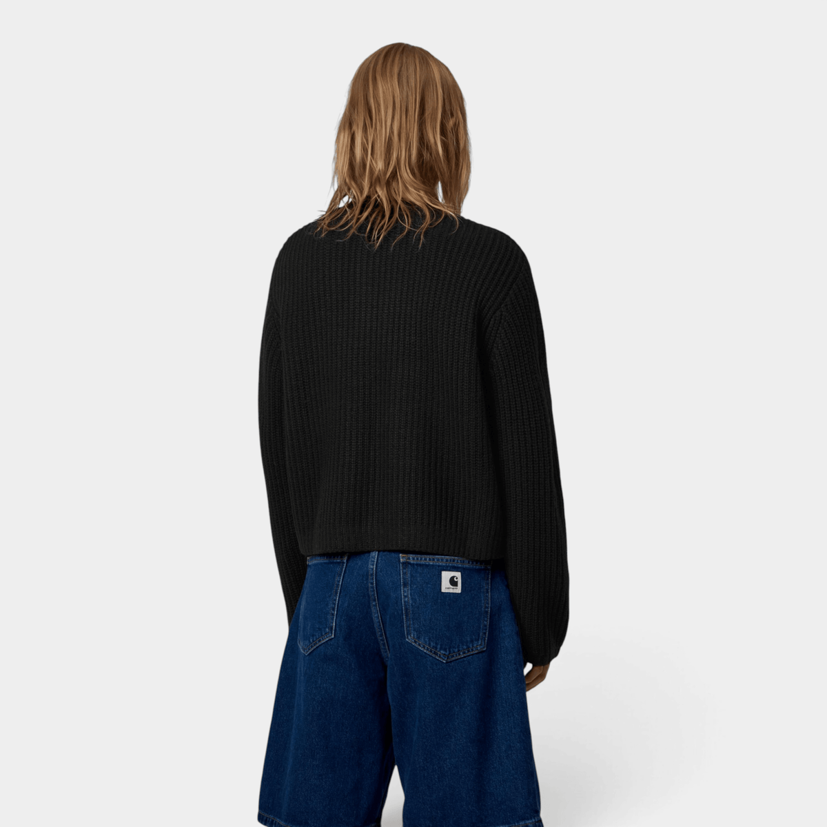 CARHARTT WIP - Carhartt Wip W' Maglia a coste Mira - Nero/4 - Hubert Humangoods
