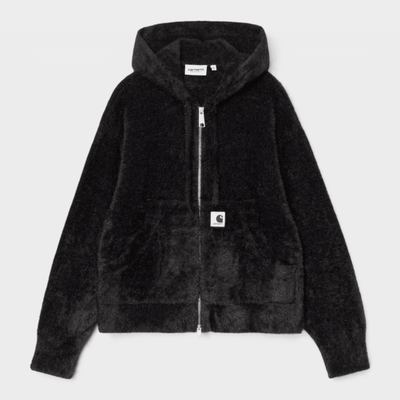 Carhartt Wip W' Maglia Maine con cappuccio e zip - Nero
