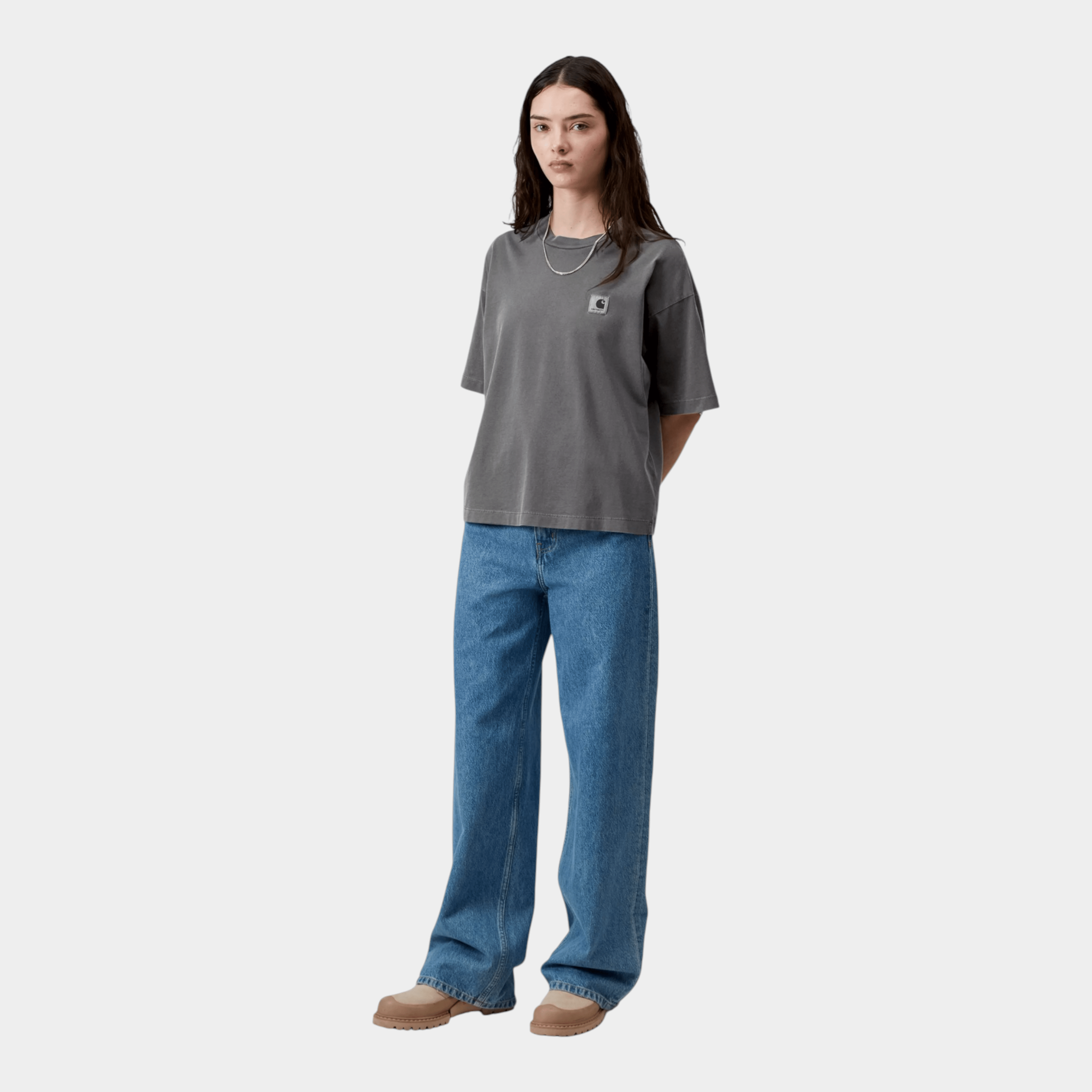 CARHARTT WIP - Carhartt Wip W' Nelson Tee shirt - Nero/4 - Hubert Humangoods