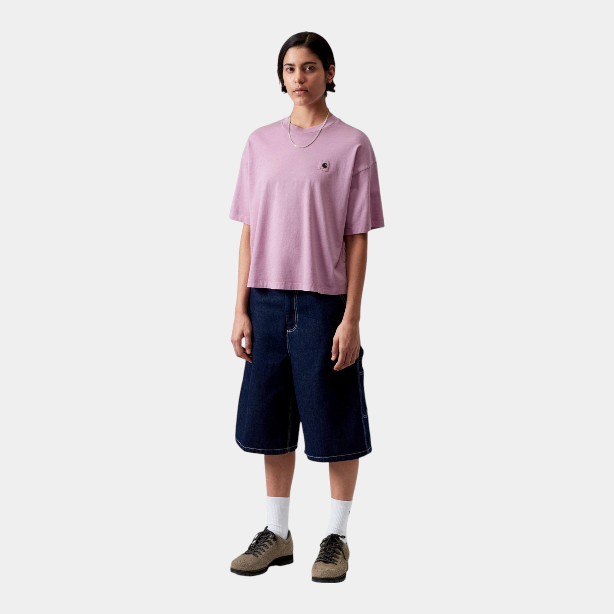 CARHARTT WIP - Carhartt Wip W' Nelson Tee shirt - Rosa/4 - Hubert Humangoods