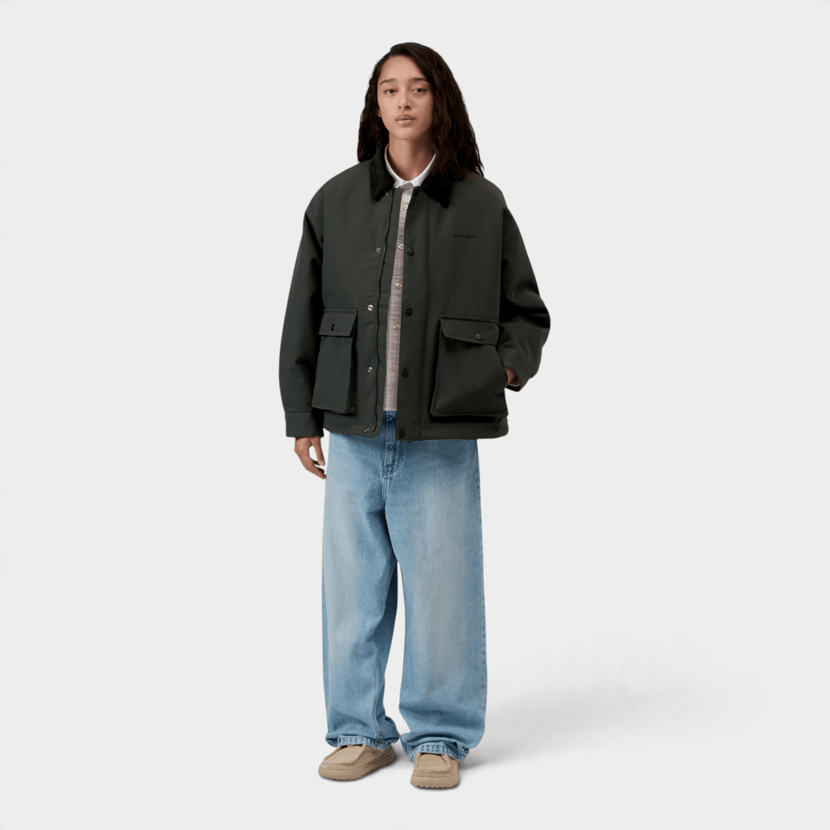CARHARTT WIP - Carhartt Wip W' Quentin Giacca idrorepellente - Verde/3 - Hubert Humangoods