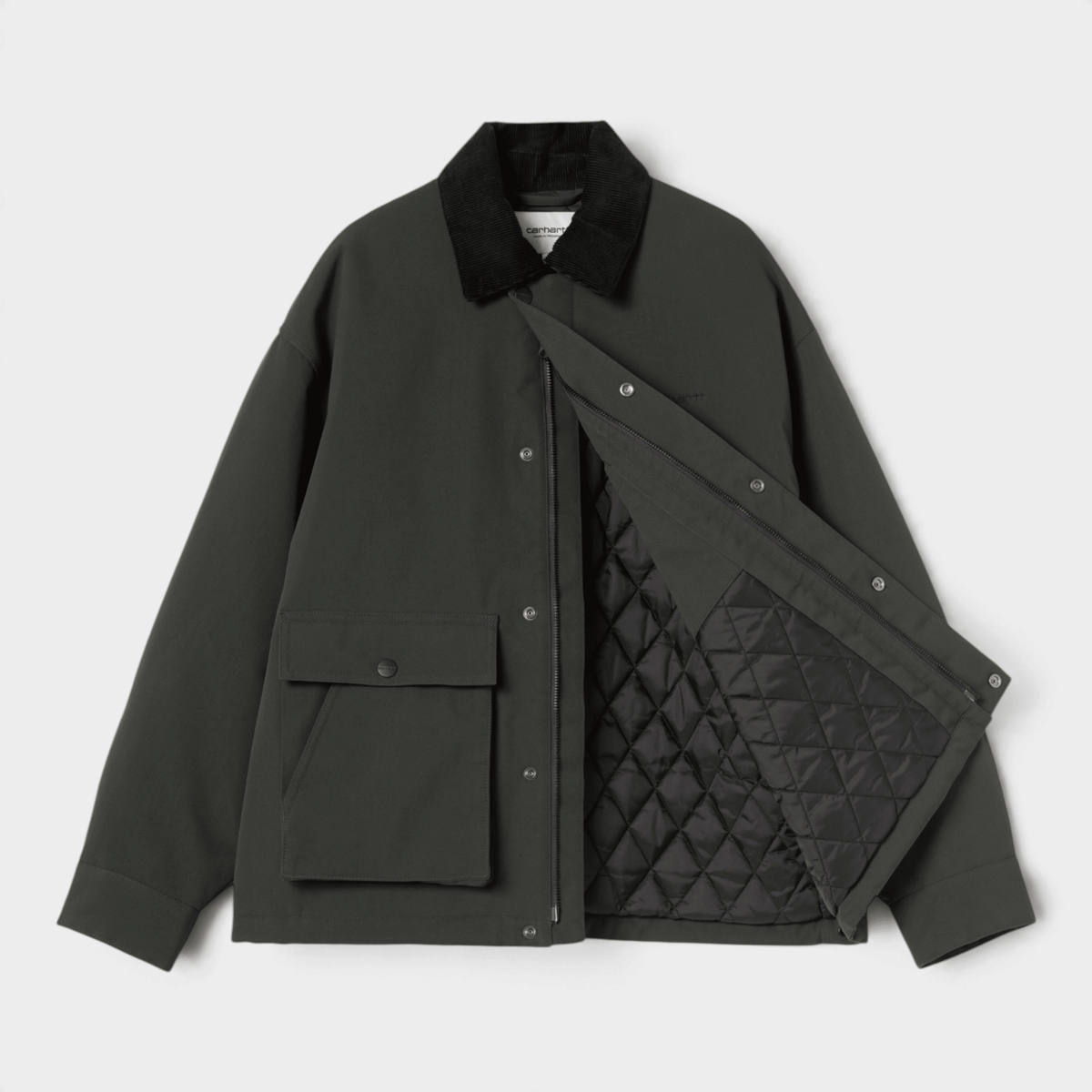 CARHARTT WIP - Carhartt Wip W' Quentin Giacca idrorepellente - Verde/7 - Hubert Humangoods