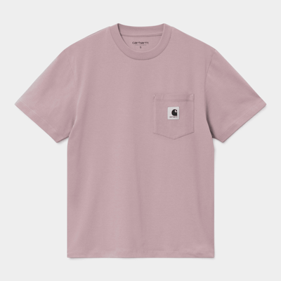 Carhartt Wip W' T-shirt con taschino - Rosa chiaro