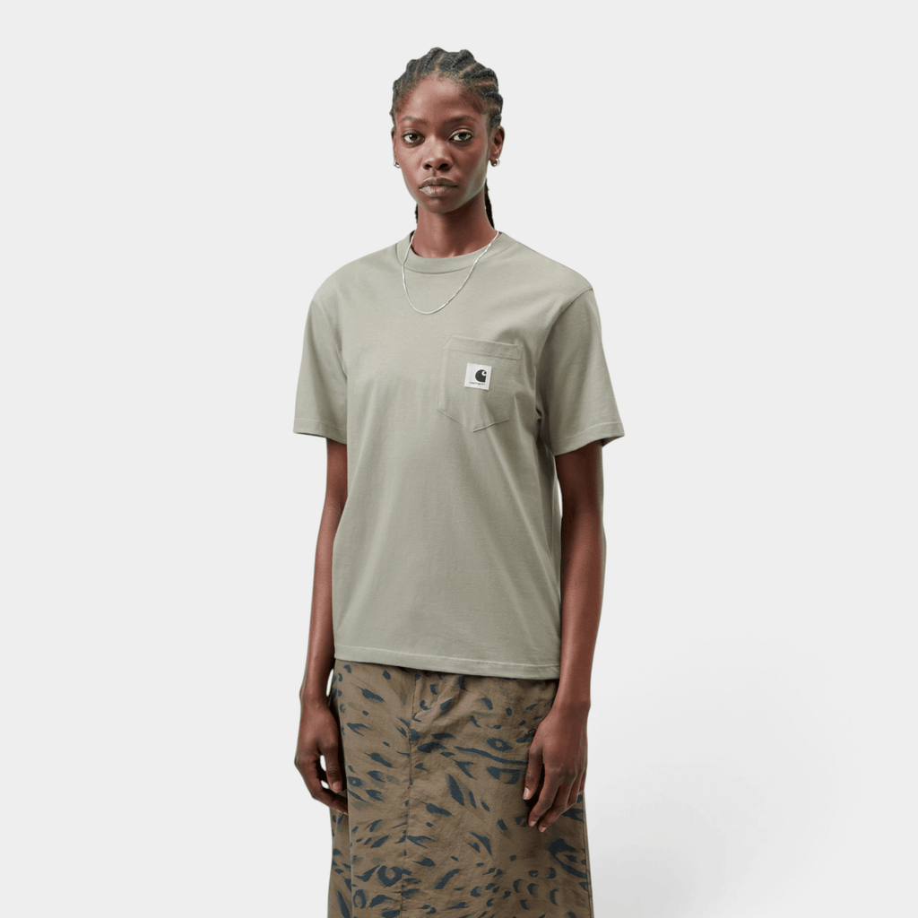 CARHARTT WIP - Carhartt Wip W' T-shirt con taschino - Verde chiaro/2 - Hubert Humangoods