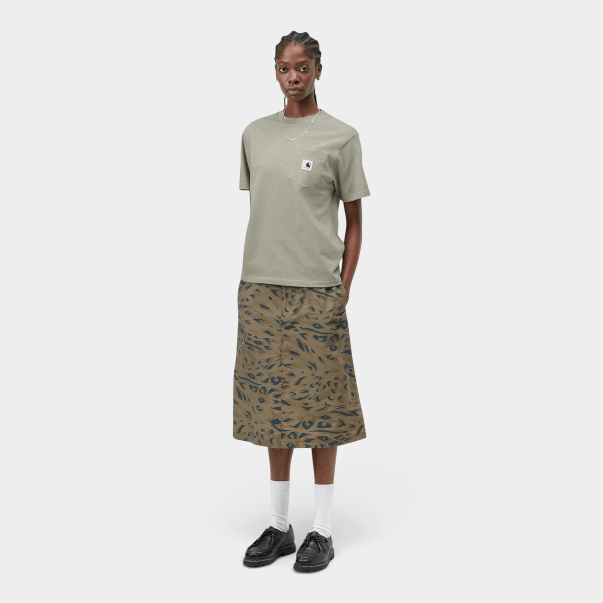 CARHARTT WIP - Carhartt Wip W' T-shirt con taschino - Verde chiaro/4 - Hubert Humangoods