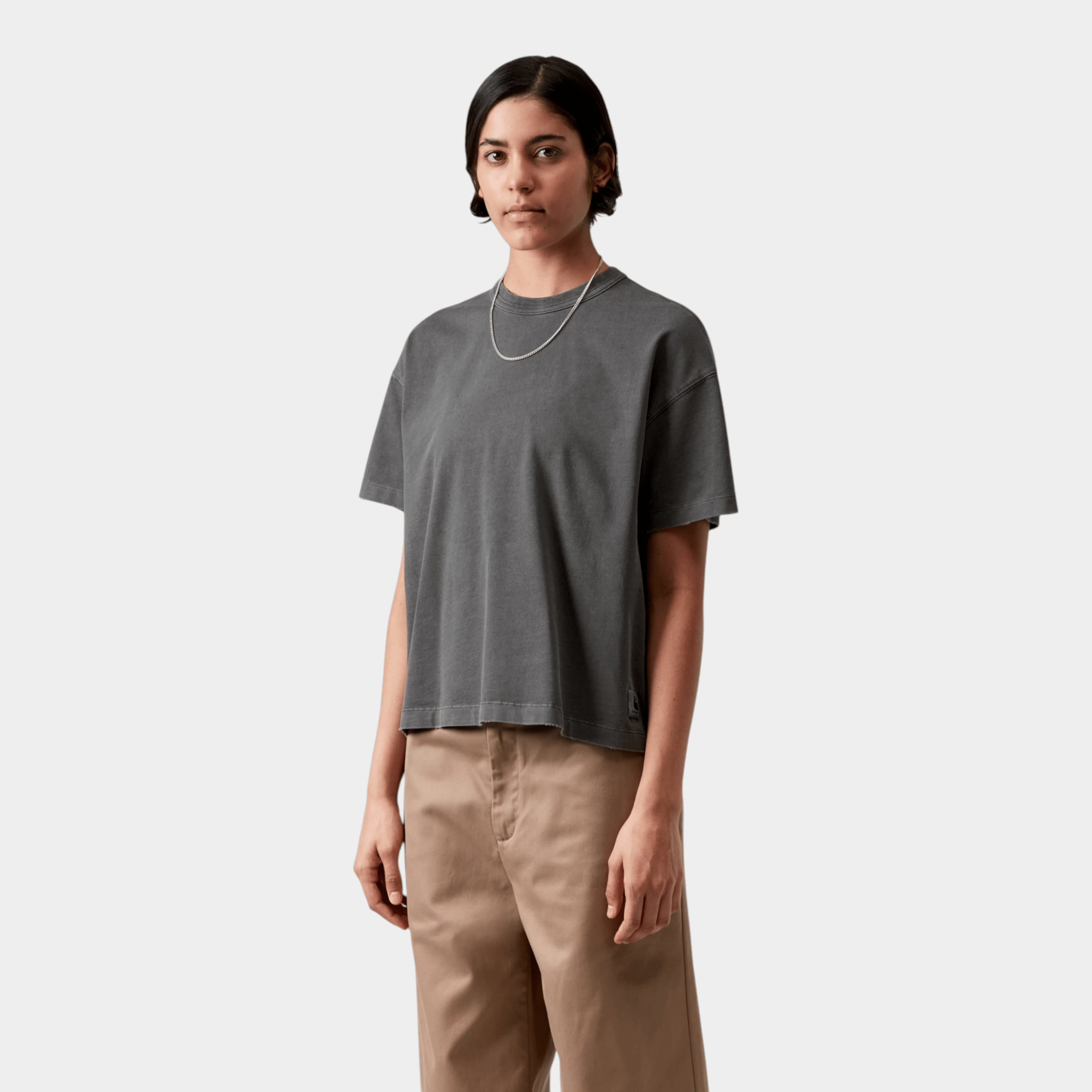 CARHARTT WIP - Carhartt Wip W' Torion T-shirt - Grigio scuro/2 - Hubert Humangoods