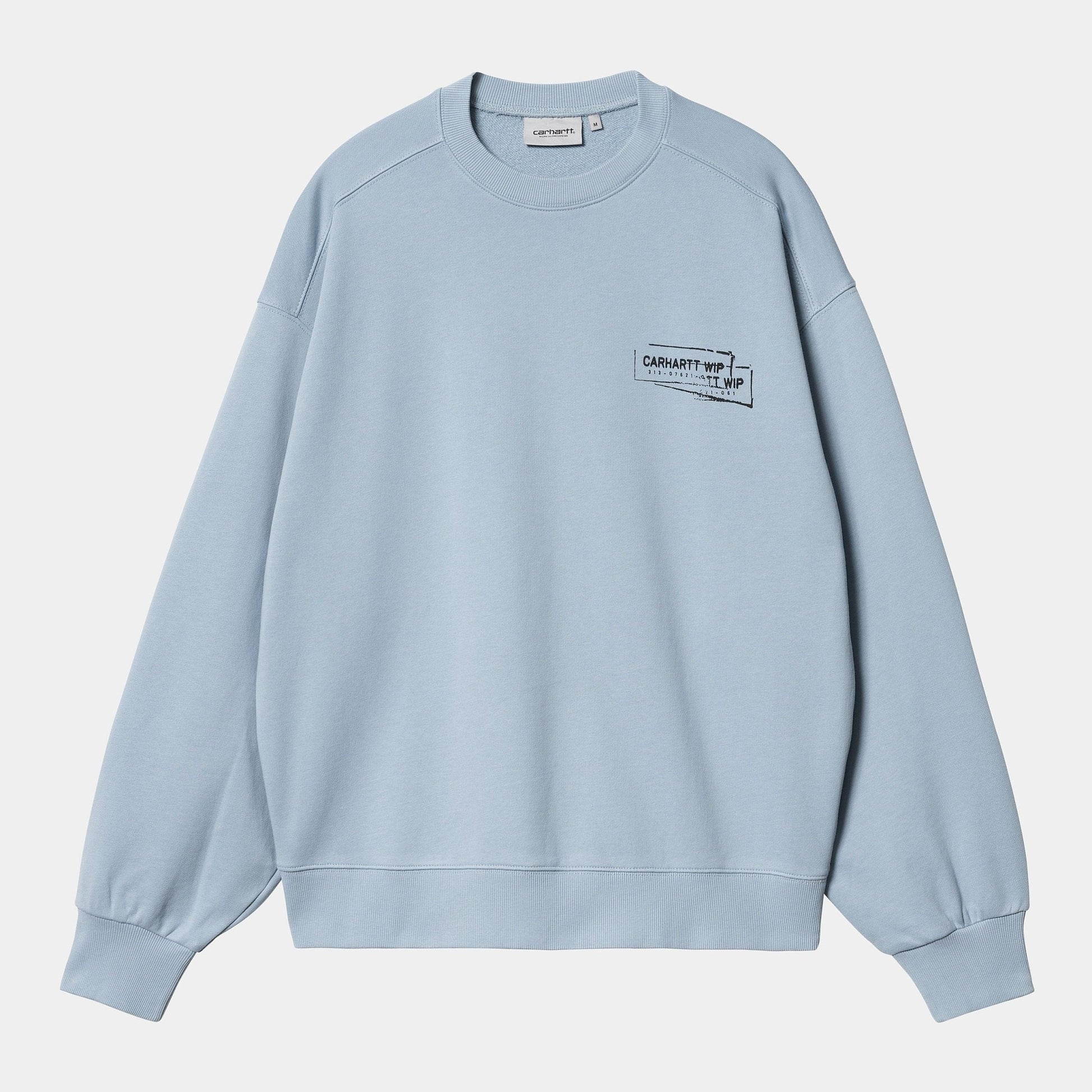 CARHARTT WIP Carhartt Wip Felpa Stamp - Azzurro - Hubert Humangoods