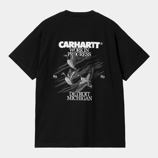 Carhartt Wip T-Shirt Ducks - Nero - Hubert Humangoods