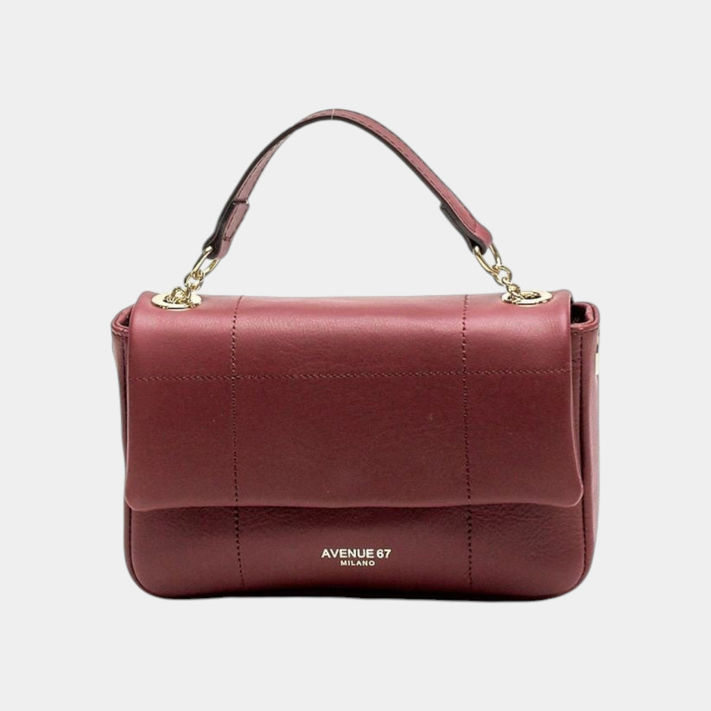 Avenue 67 Borsa Smooth in pelle - Bordeau