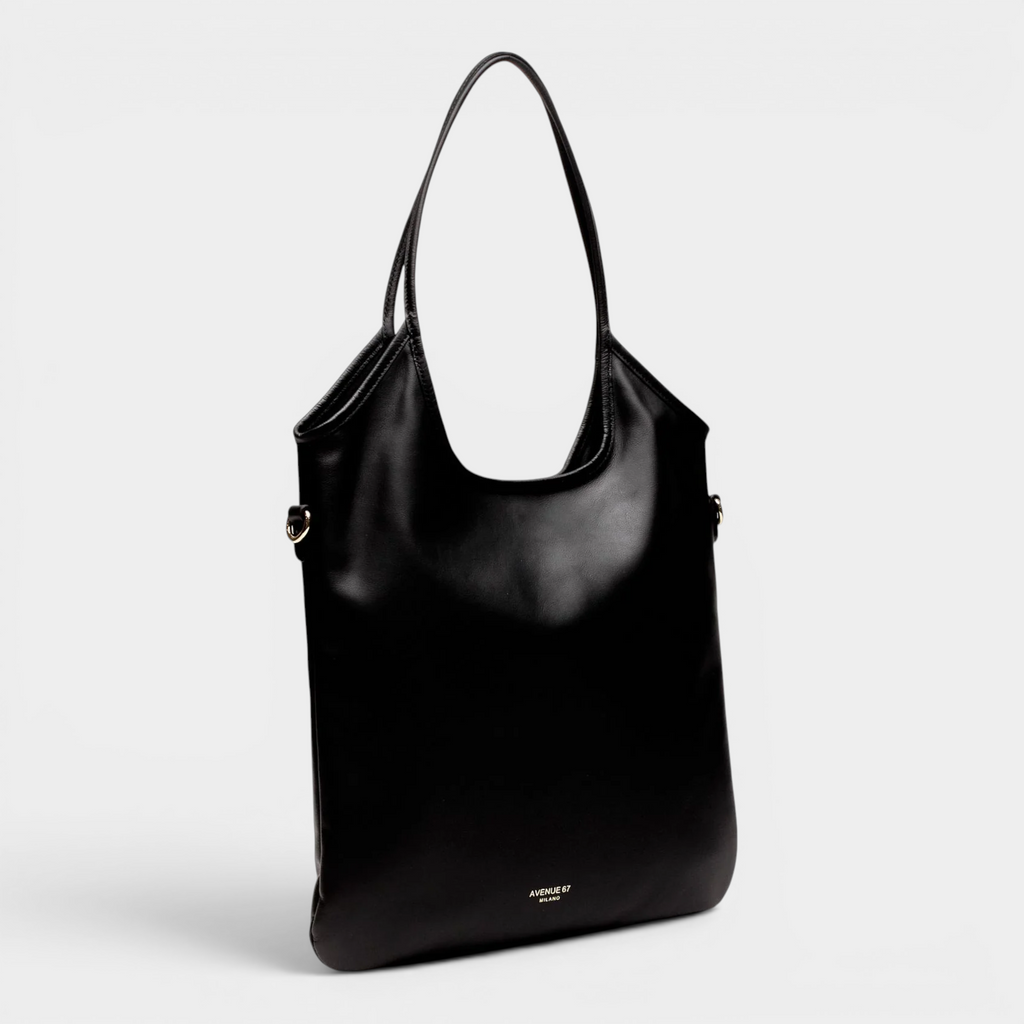 Avenue 67 Borsa Shanty in pelle - Nero