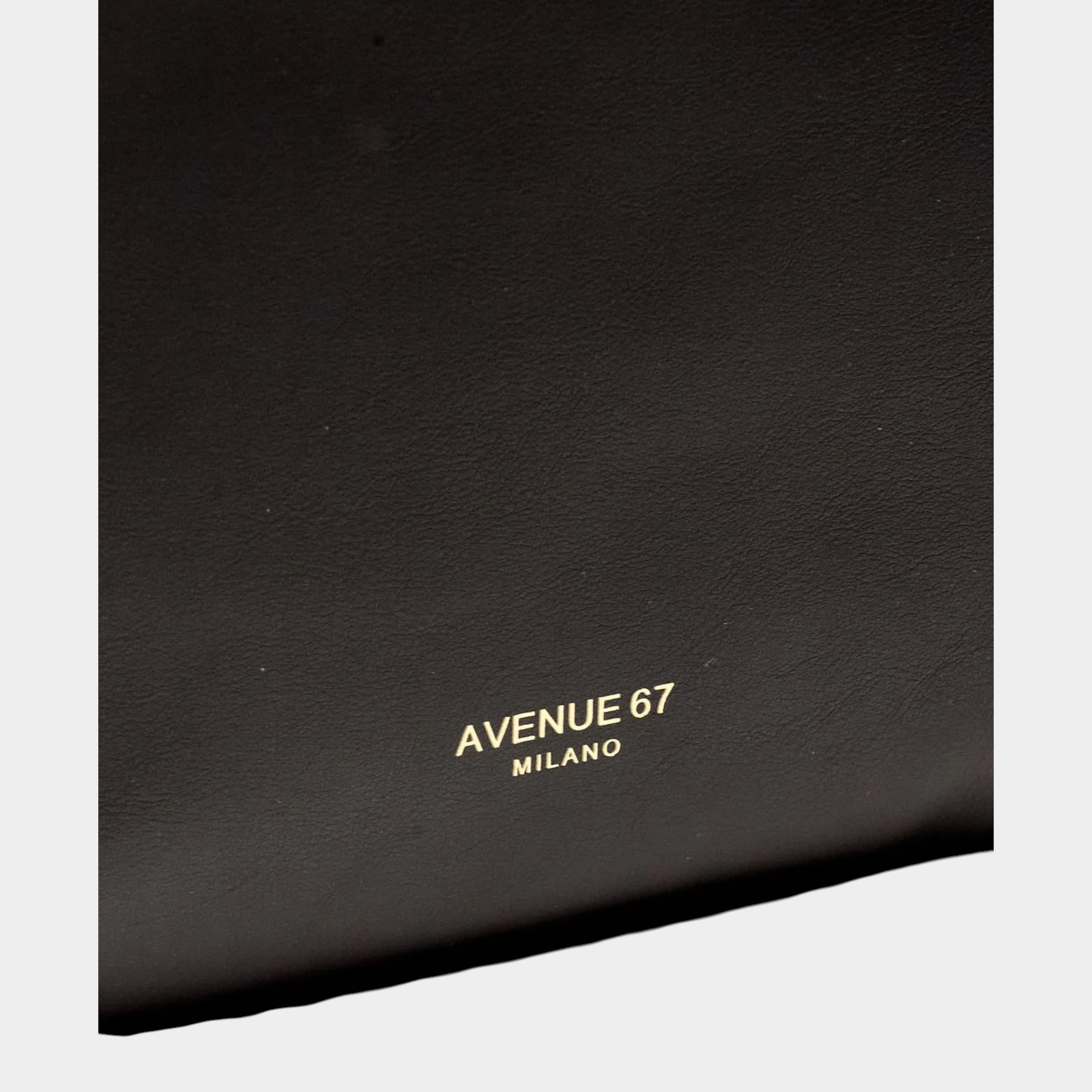 Avenue 67 Borsa Shanty in pelle - Nero
