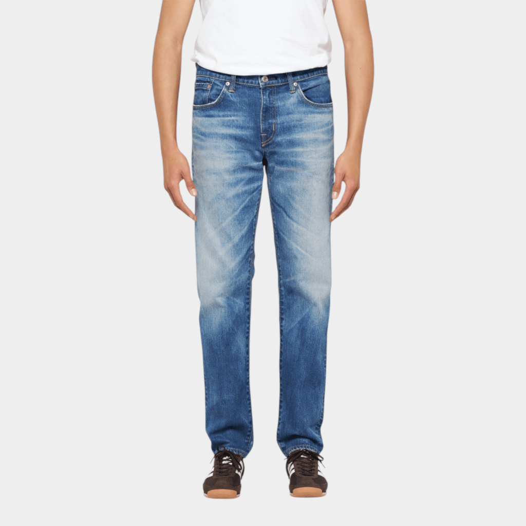 EDWIN - Edwin Jeans Regular Tapered - Blue mid dark used/2 - Hubert Humangoods