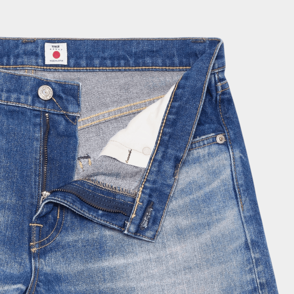EDWIN - Edwin Jeans Regular Tapered - Blue mid dark used/6 - Hubert Humangoods