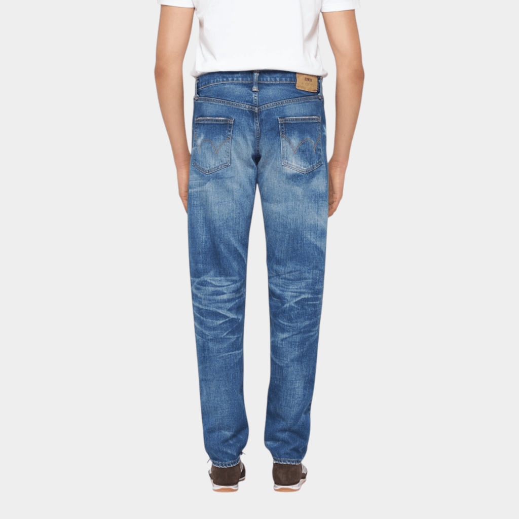 EDWIN - Edwin Jeans Regular Tapered - Blue mid dark used/3 - Hubert Humangoods
