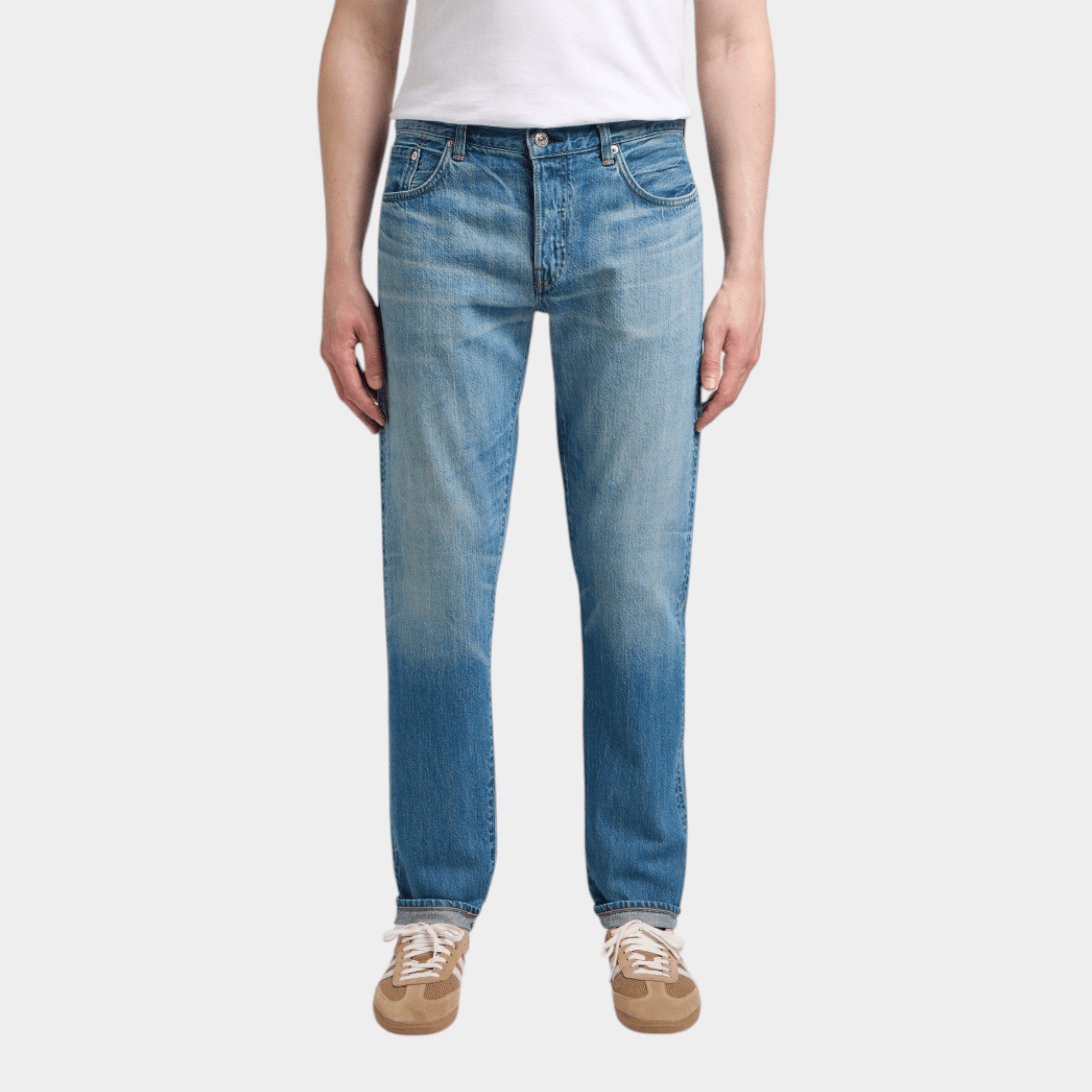 EDWIN - Edwin Jeans Regular Tapered leggero - Blue Light used/2 - Hubert Humangoods