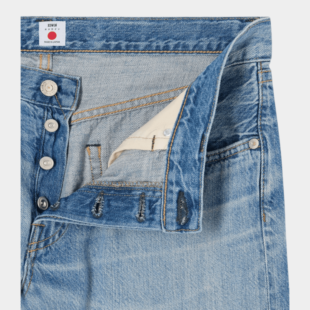 EDWIN - Edwin Jeans Regular Tapered leggero - Blue Light used/6 - Hubert Humangoods