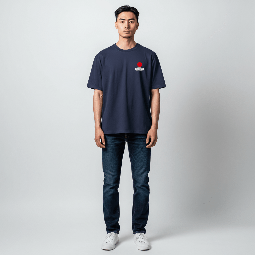 EDWIN - Edwin Tee Shirt Sun - Blu/2 - Hubert Humangoods
