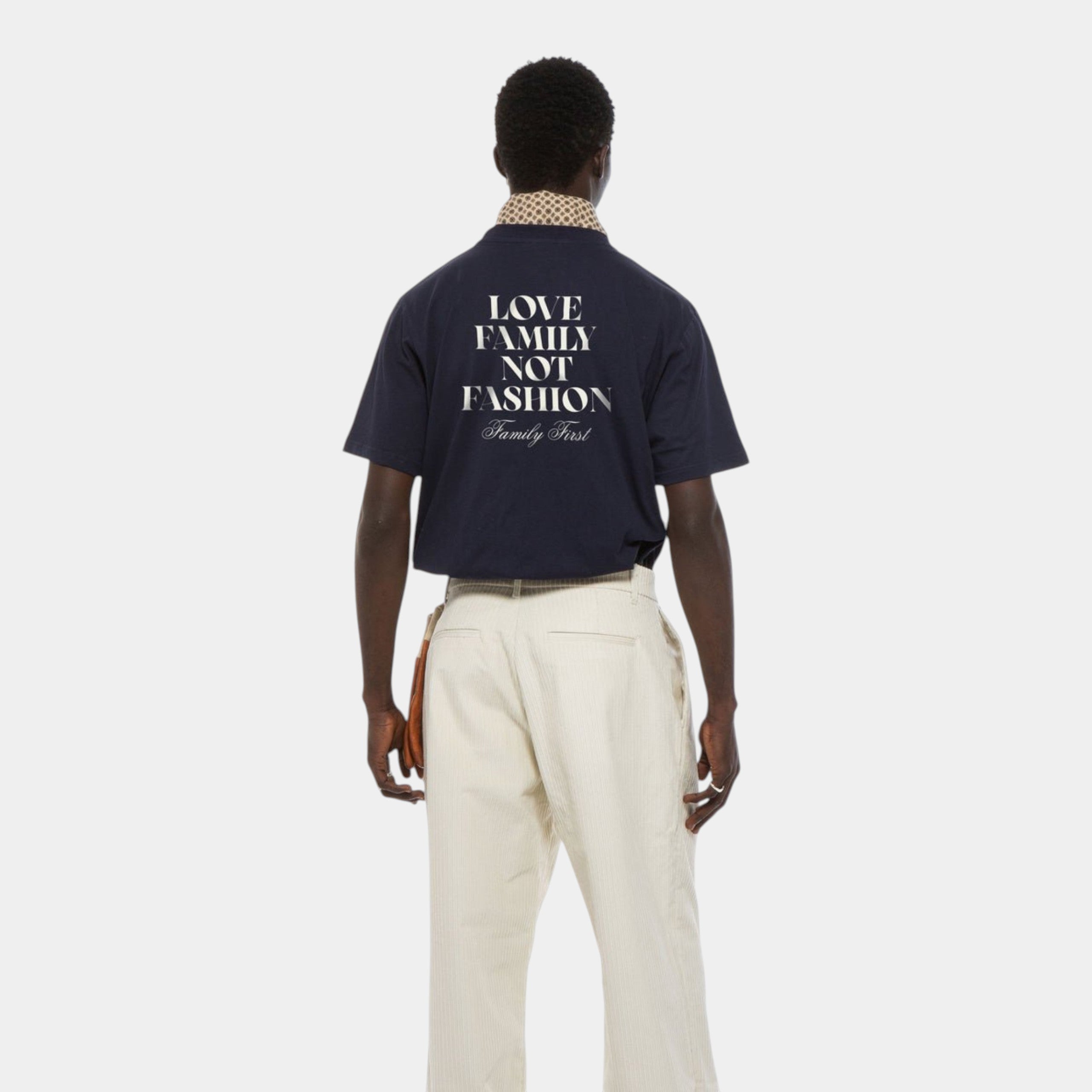 Family First TShirt in cotone LFNF - Blu