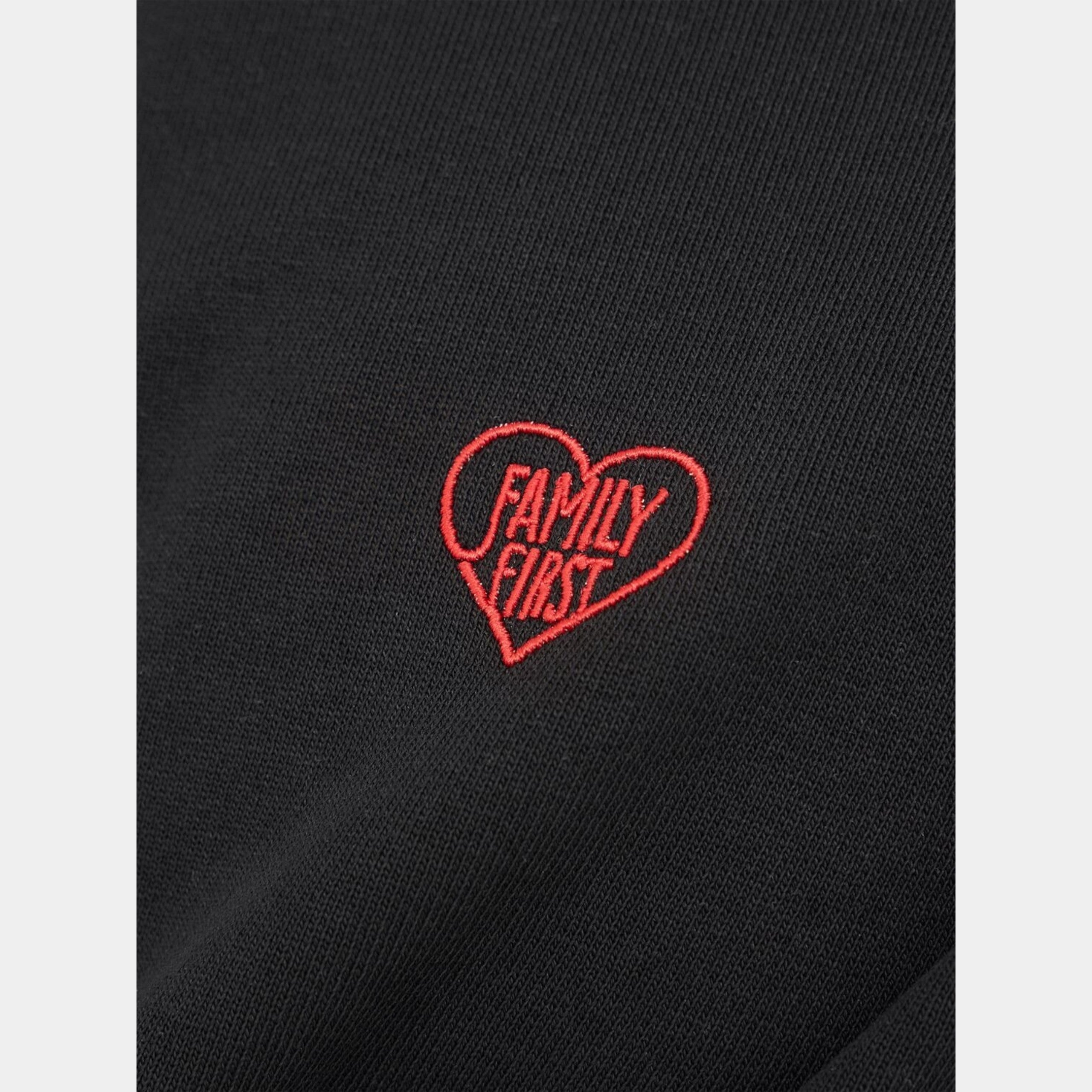 FAMILY FIRST - Family First Felpa girocollo Heart - Nero/3 - Hubert Humangoods