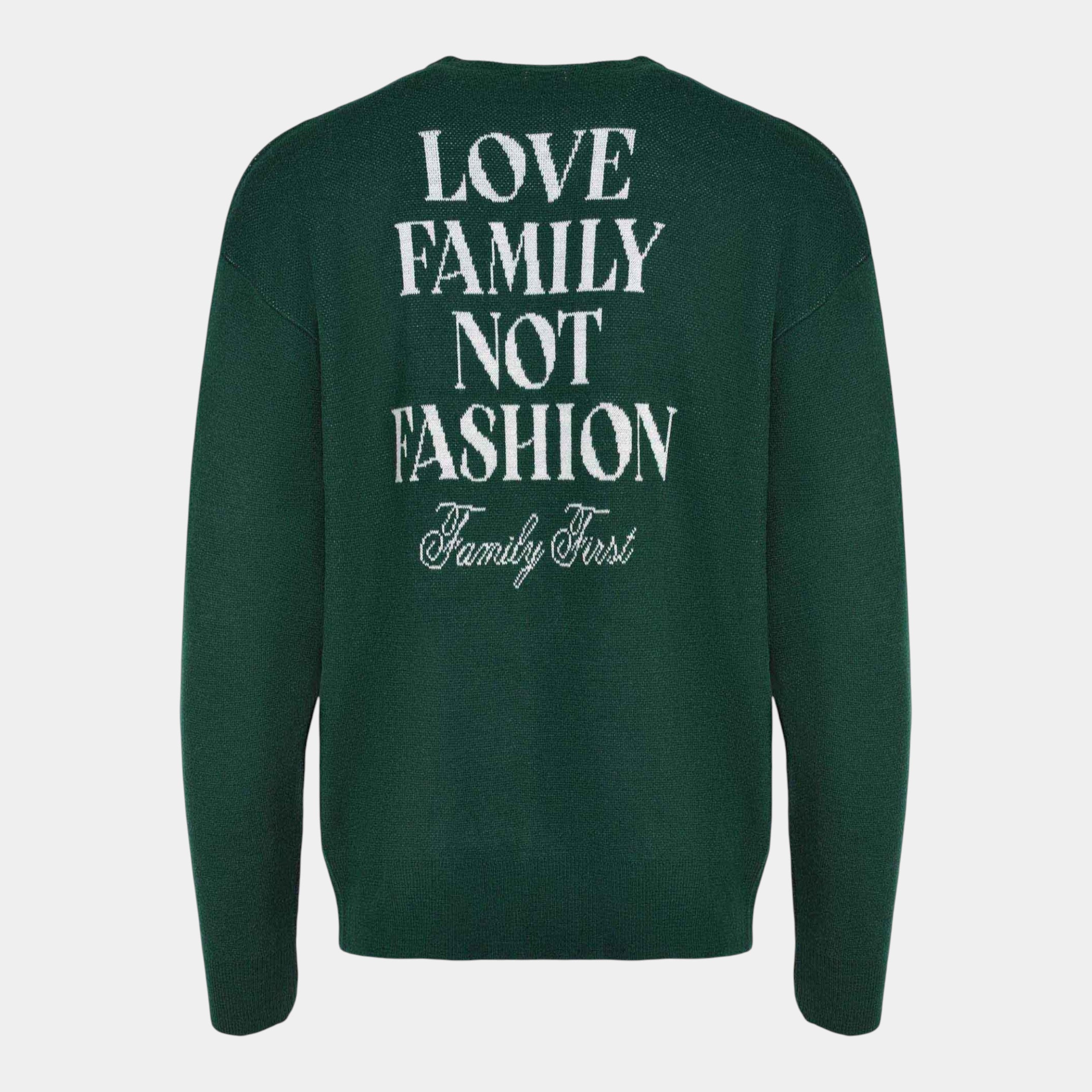 FAMILY FIRST - Family First Maglia in lana LFNF - Verde/2 - Hubert Humangoods