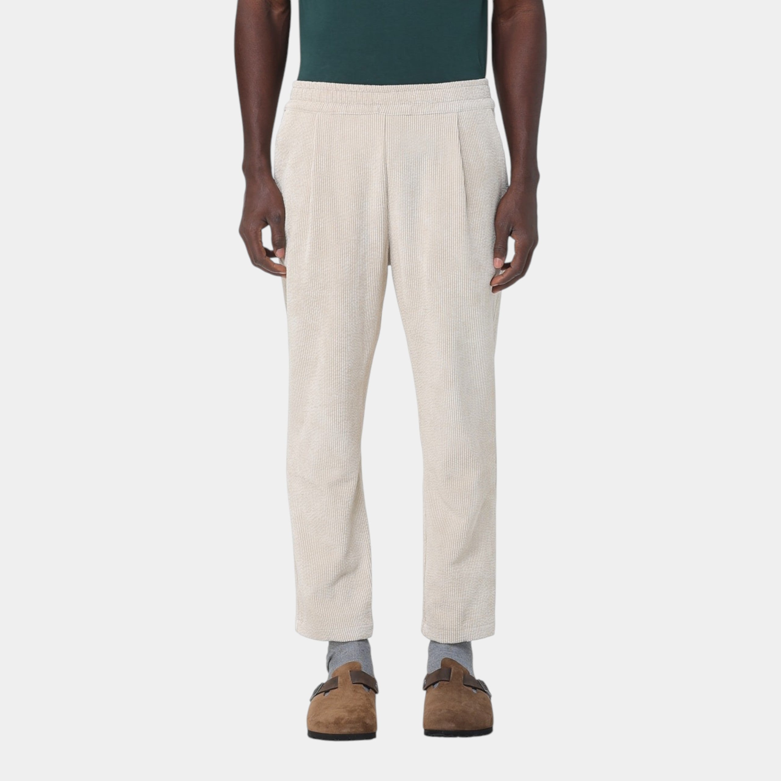 FAMILY FIRST - Family First Pantaloni in velluto a coste - Beige/2 - Hubert Humangoods