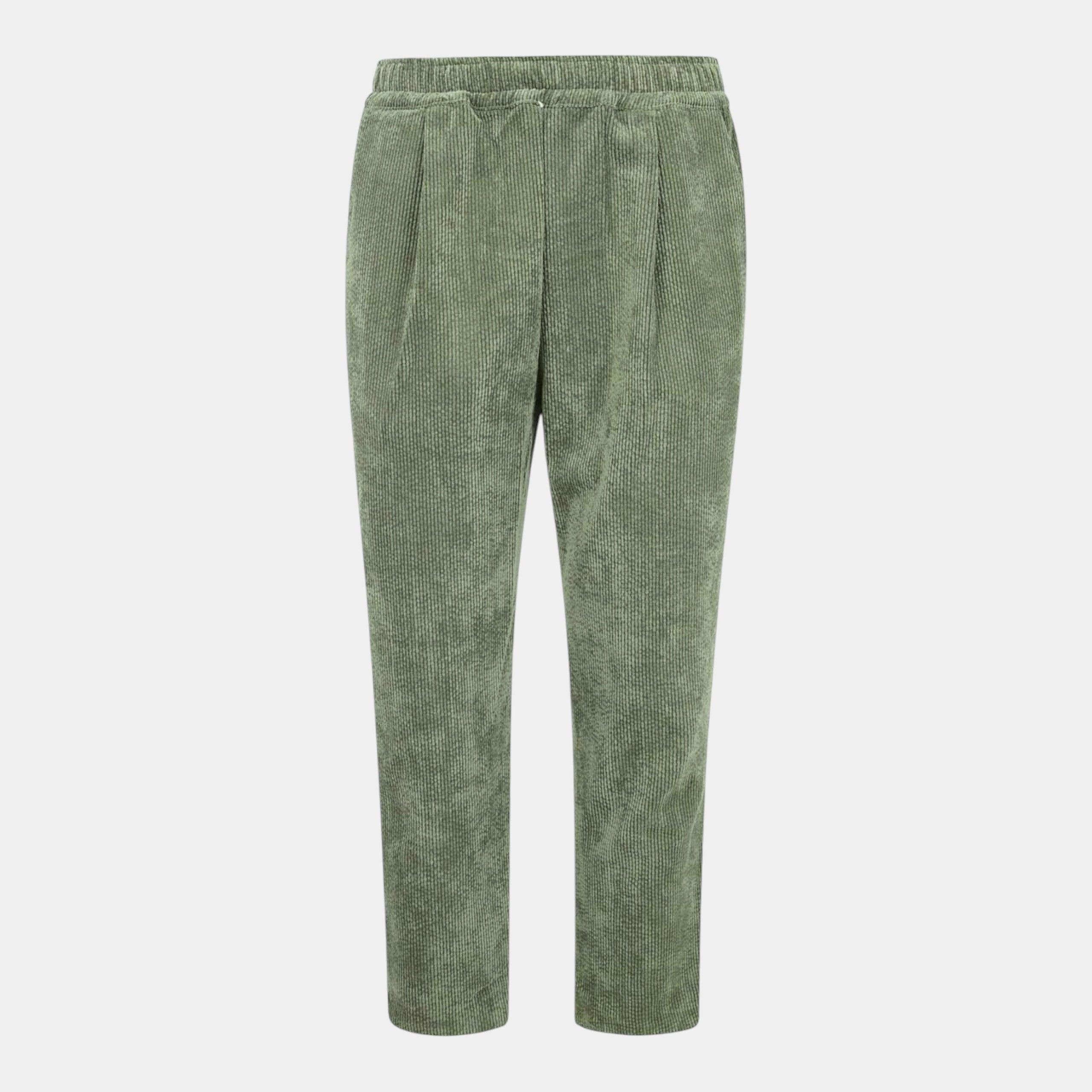 FAMILY FIRST - Family First Pantaloni in velluto a coste - Verde/1 - Hubert Humangoods