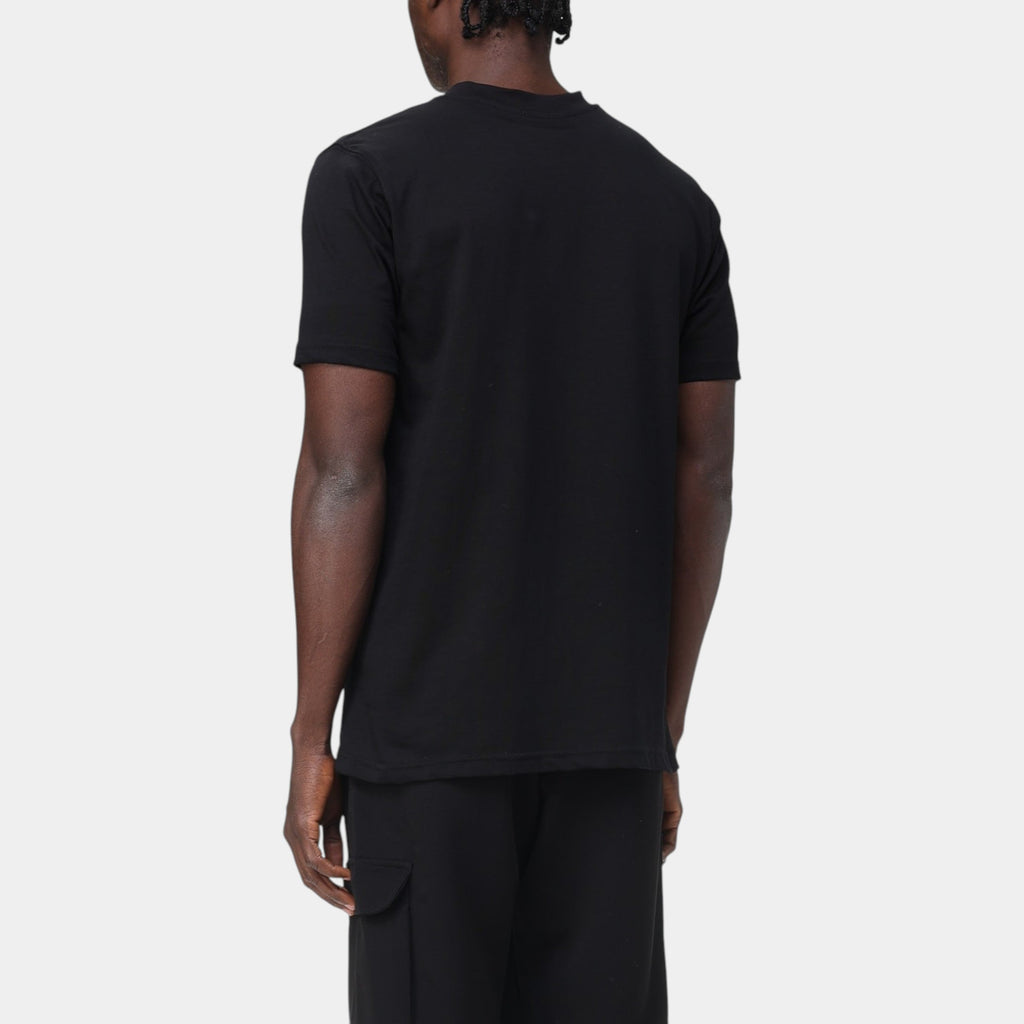 FAMILY FIRST - Family First TShirt in cotone Heart - Nero/3 - Hubert Humangoods