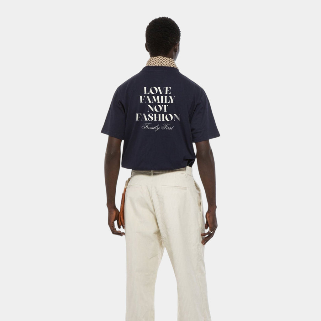 FAMILY FIRST - Family First TShirt in cotone LFNF - Blu/3 - Hubert Humangoods